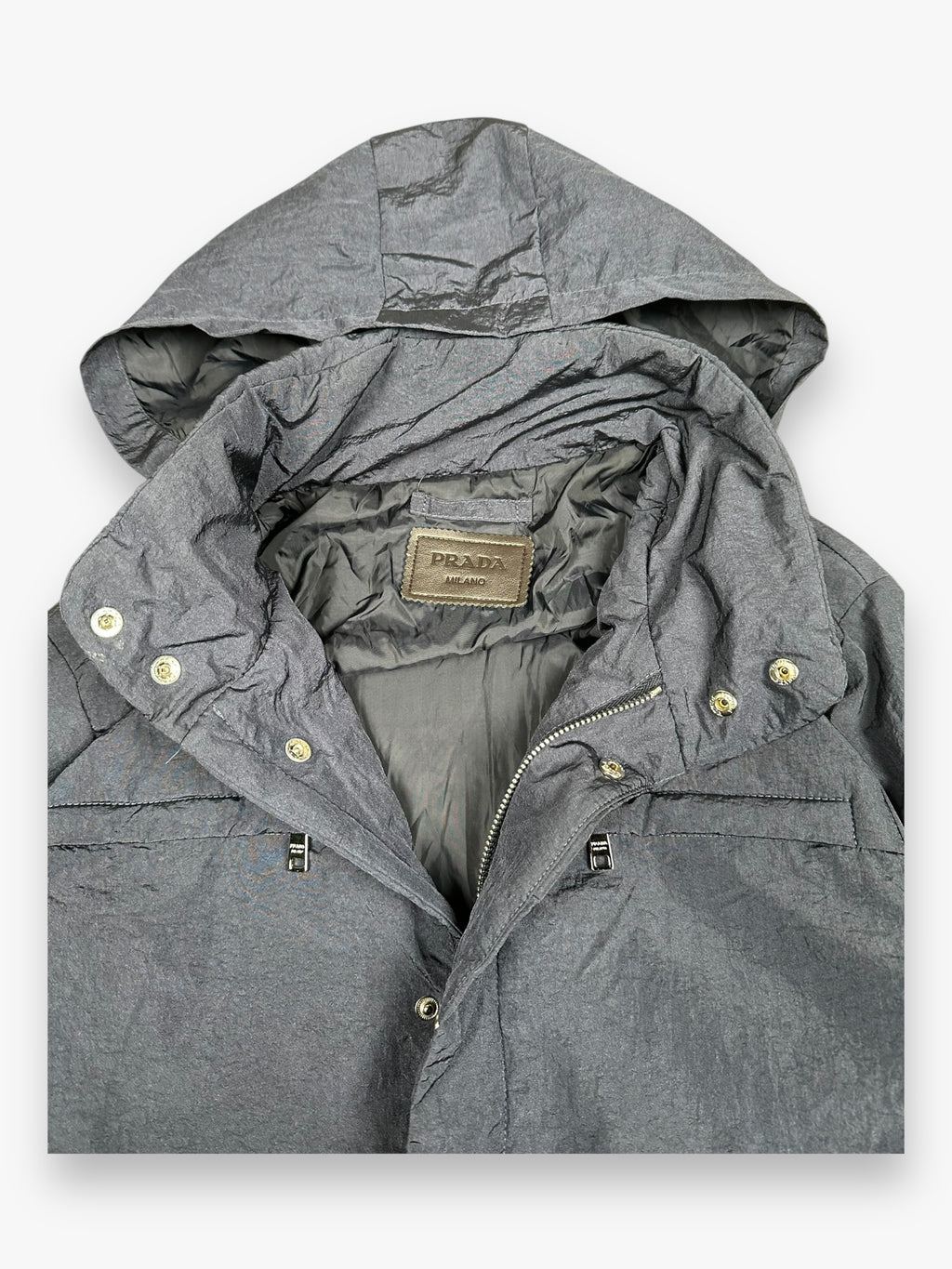 Jacket Prada Nylon Navy AW14