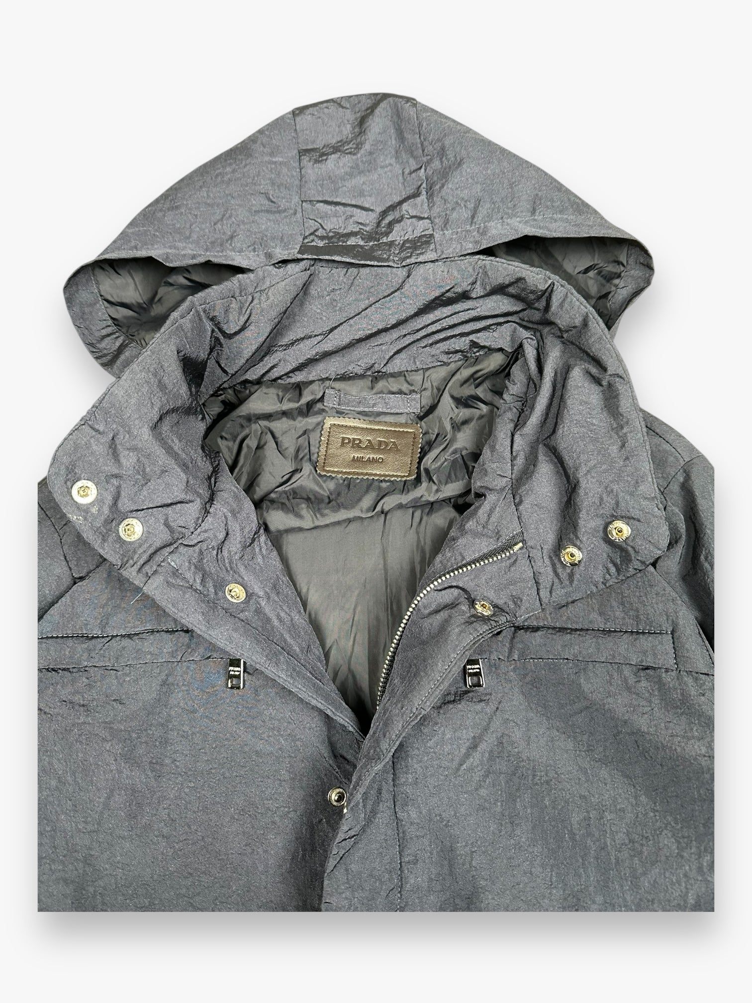 Jacket Prada Nylon Navy AW14