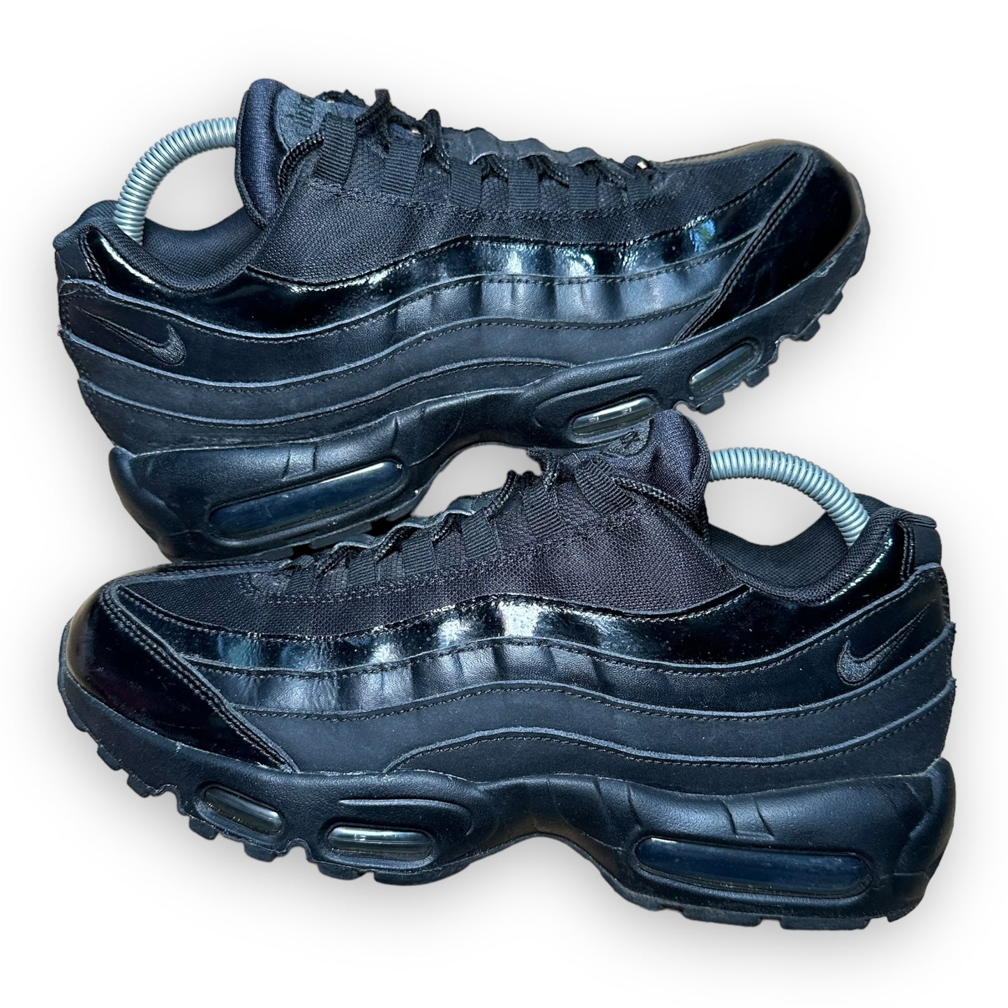 EU43 - US9.5 - UK8.5 • Air Max 95 Triple Black Patent