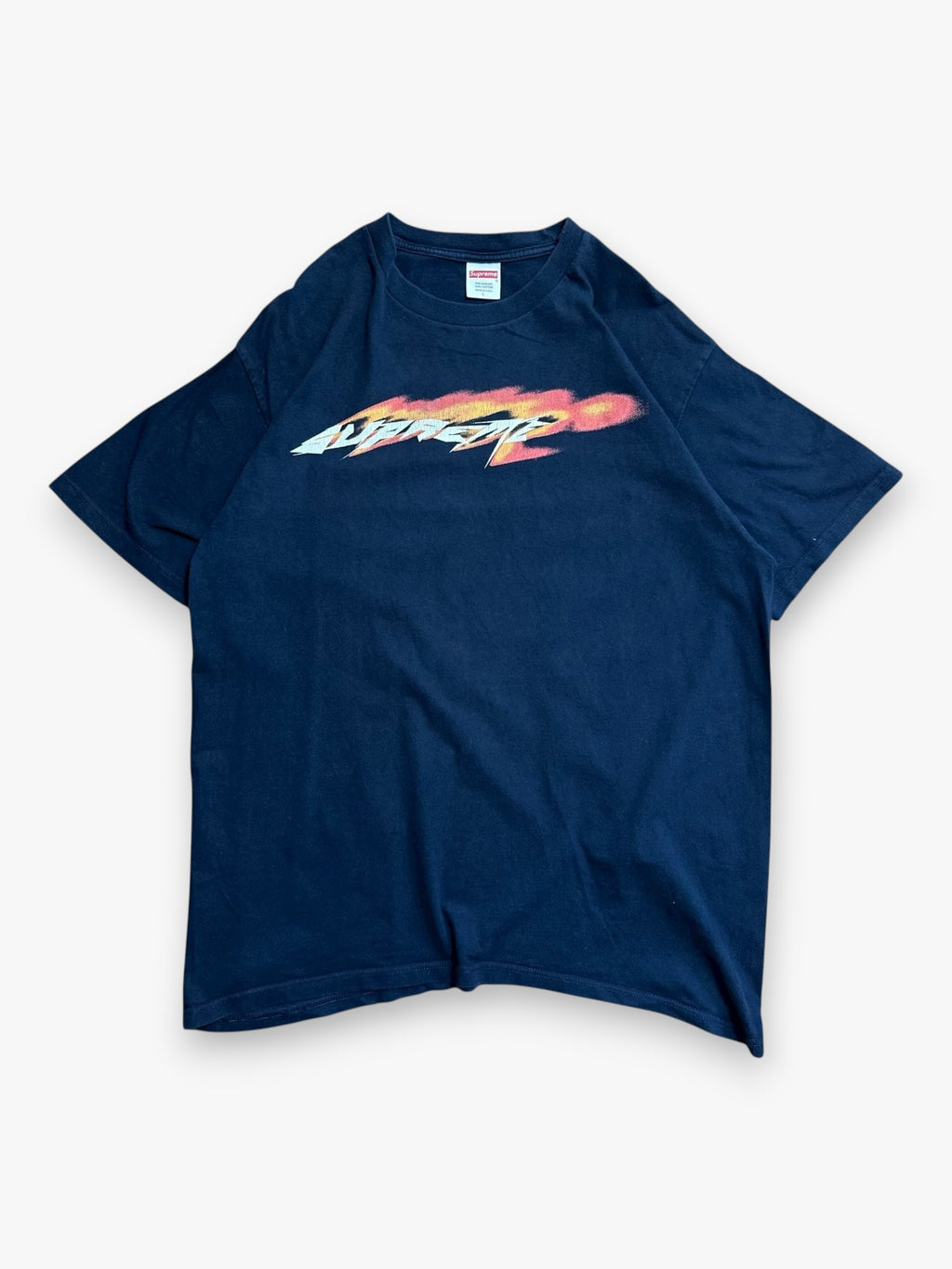 Tee Supreme Wind Navy/Orange SS21