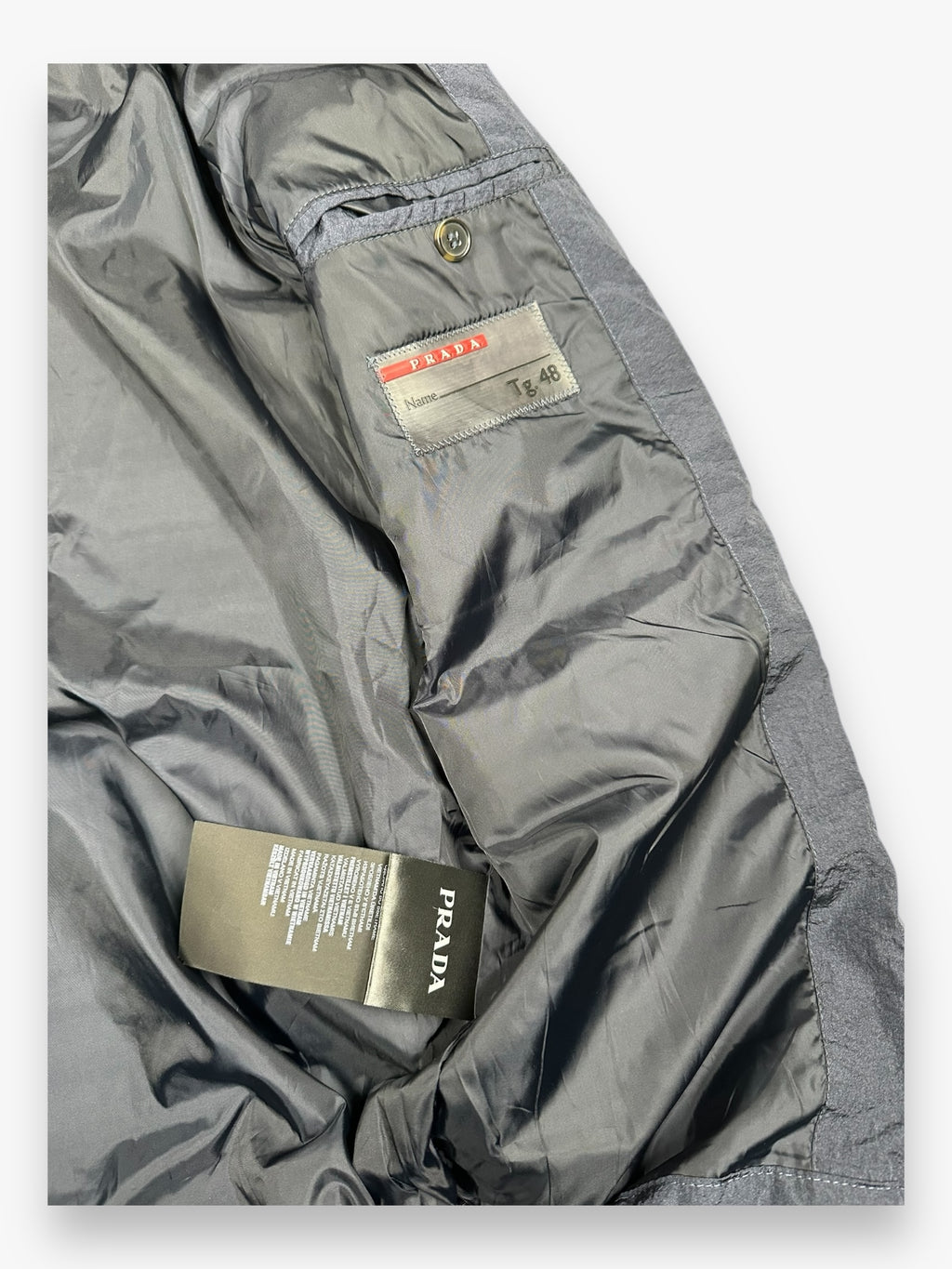 Jacket Prada Nylon Navy AW14