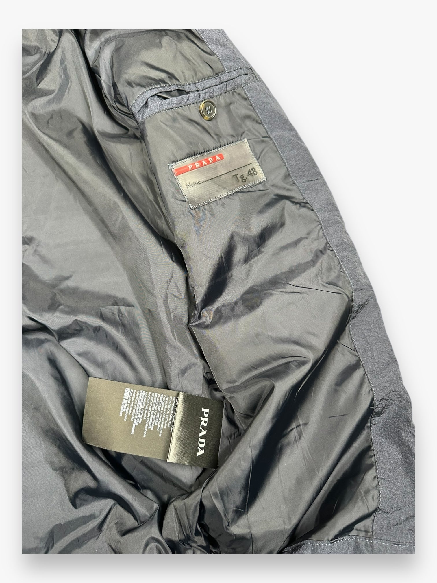 Jacket Prada Nylon Navy AW14