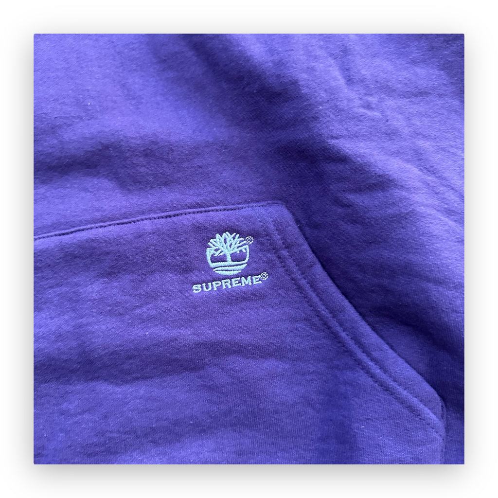 Sweatshirt Hoodie Supreme Timberland Dusty Purple FW21