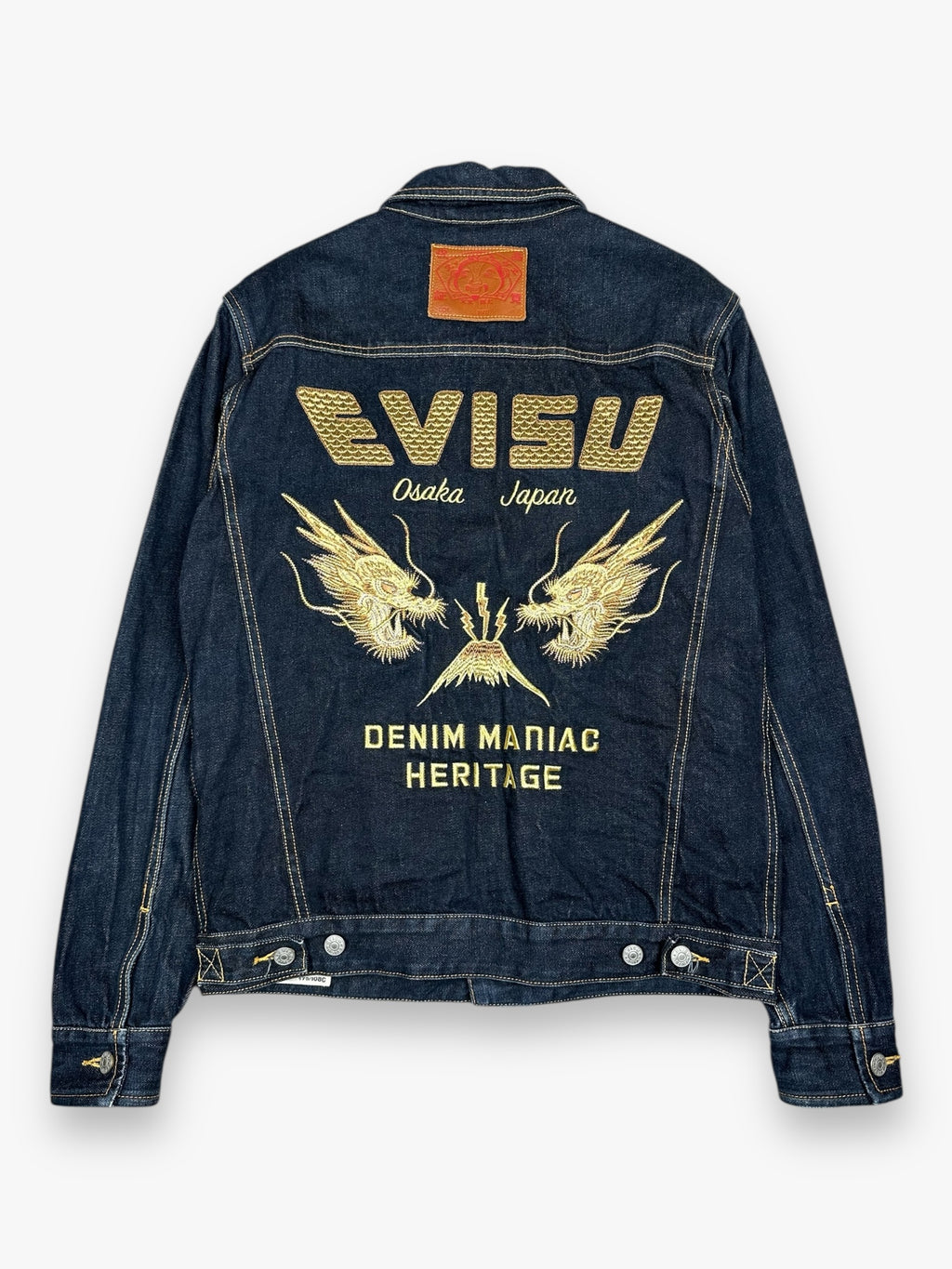 Evisu Denim Jacket Heritage Dragon Fuji