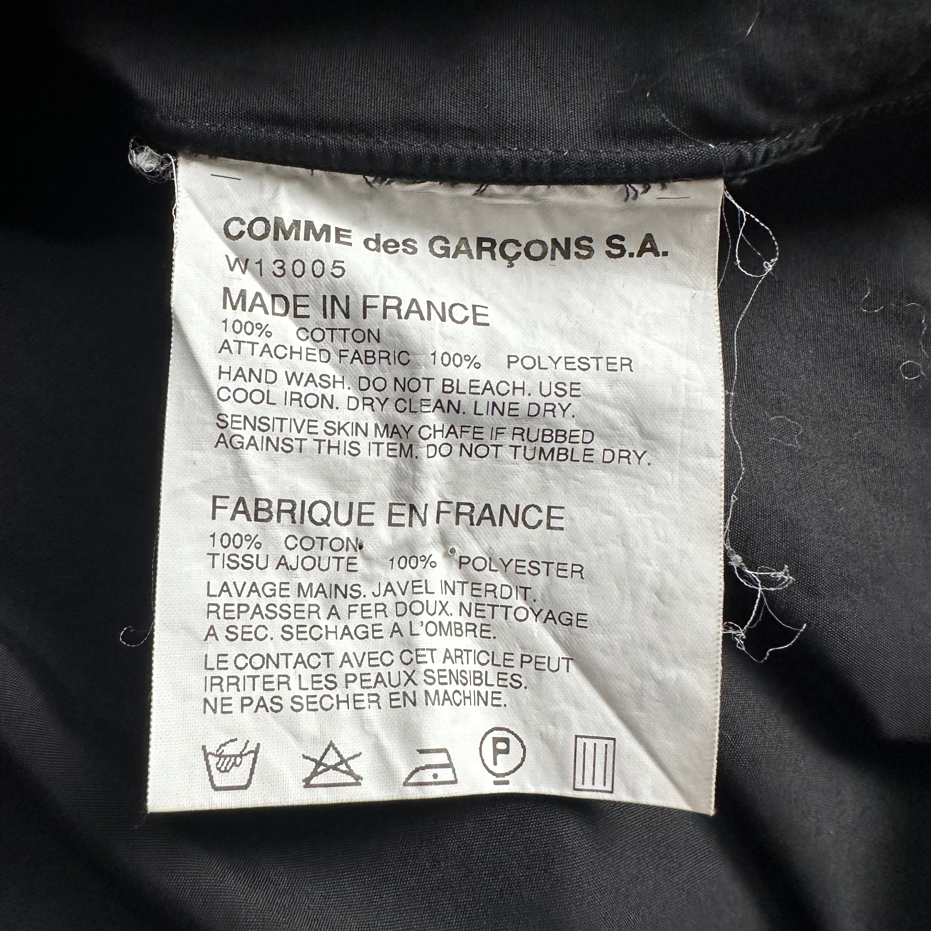 Shirt Comme des Garcons SHIRT Patch Black 00s