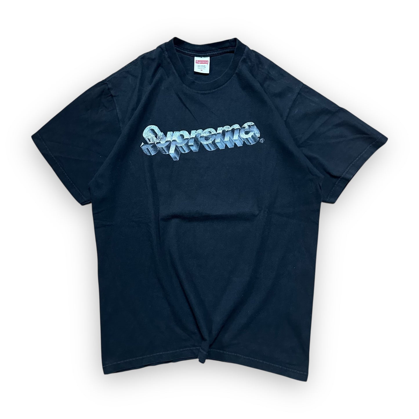 Tee Supreme Chrome Logo Black SS20 (M)