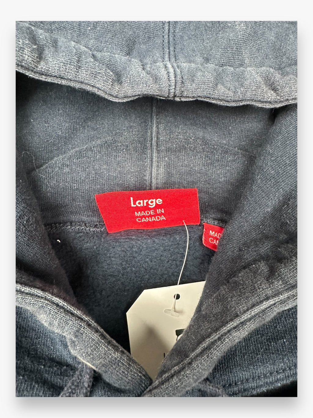 Sweatshirt Hoodie Supreme Reflective Cutout Navy SS20