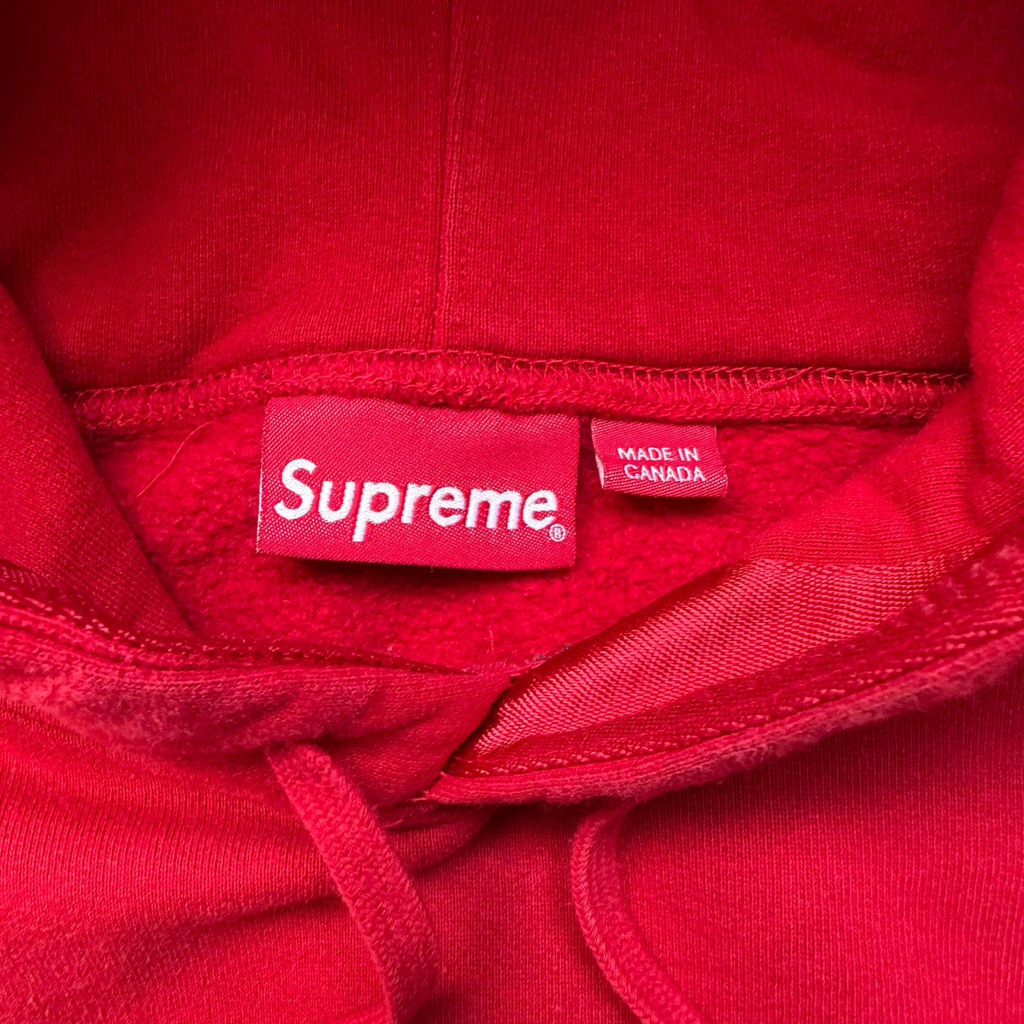 Sweatshirt Hoodie Supreme Tonal Webbing Red SS20 (L)