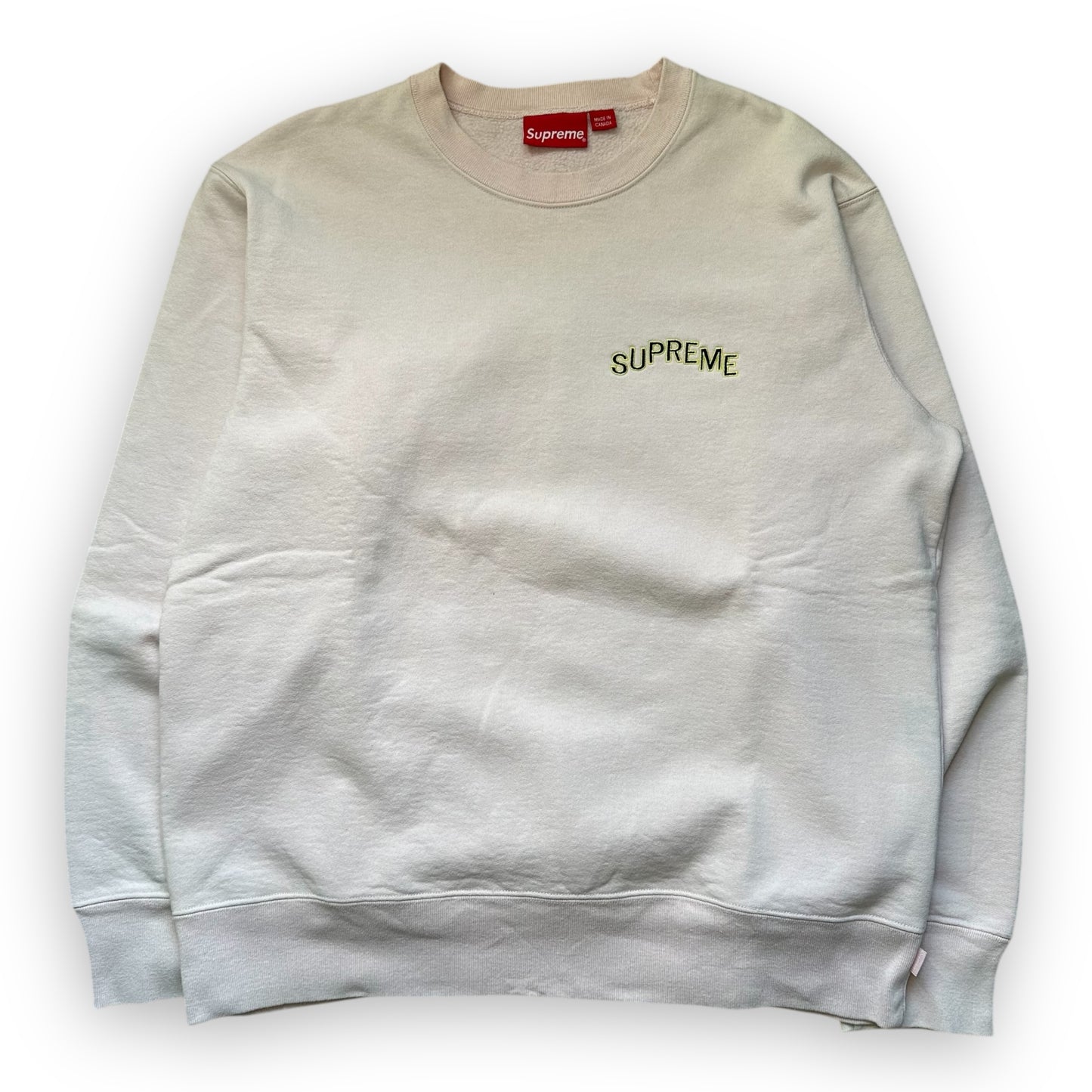 Sweatshirt Crewneck Supreme Arc Pale Pink FW17 (L)