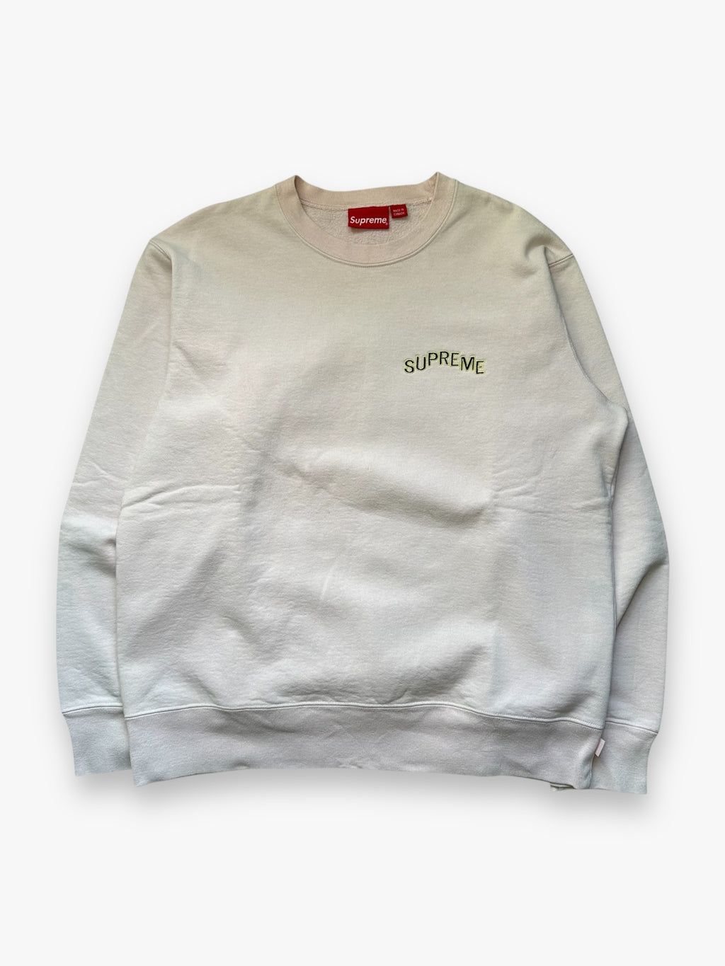 Supreme Arc Crewneck Sweatshirt Pale Pink FW17