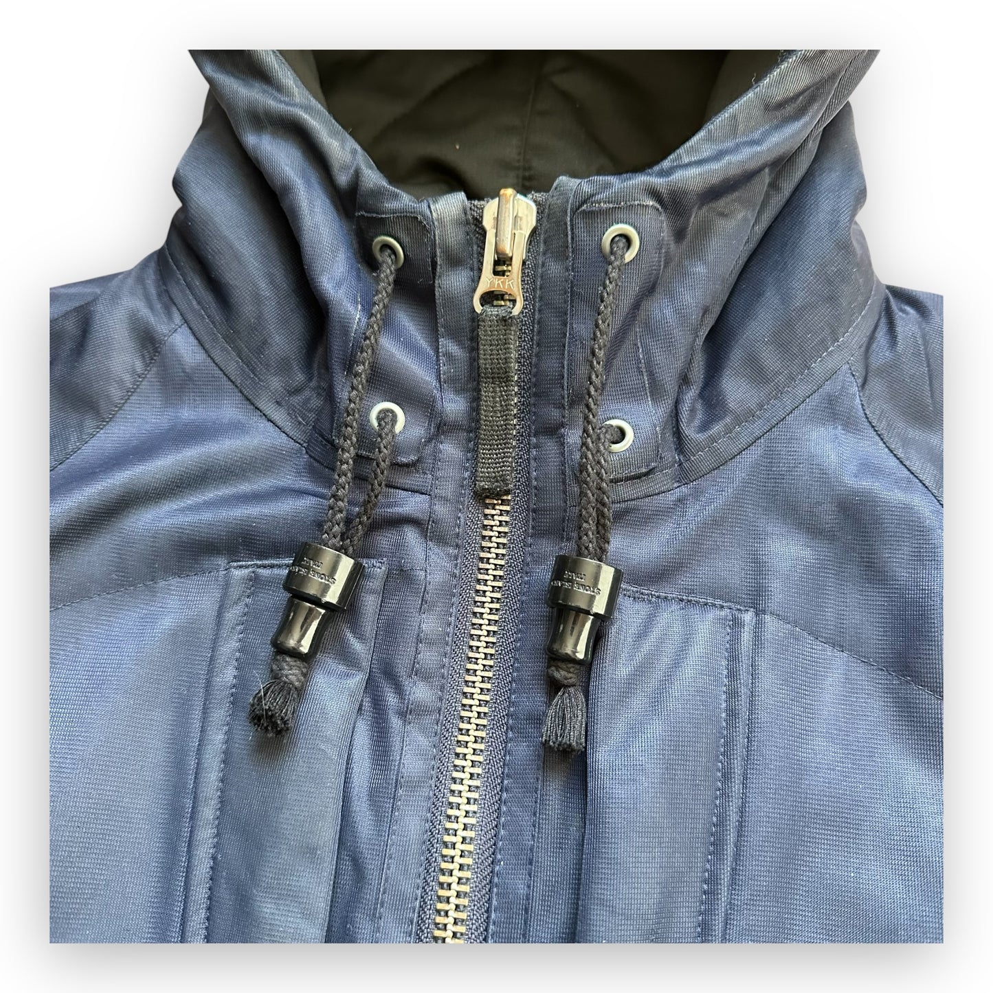 Jacket Stone Island Thick Nylon Membrane Navy AW09 (M)