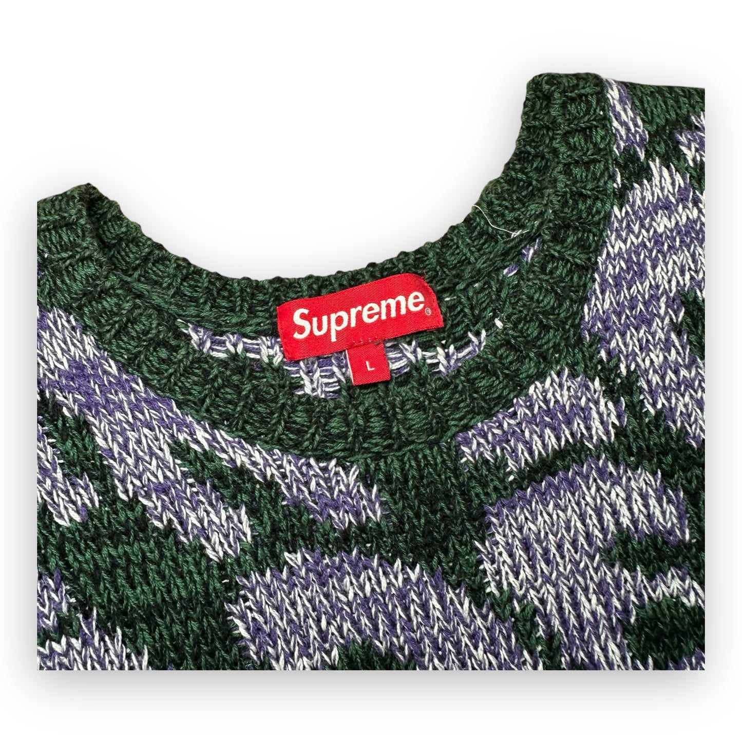 Sweater Supreme Stacked Green SS23 (L)
