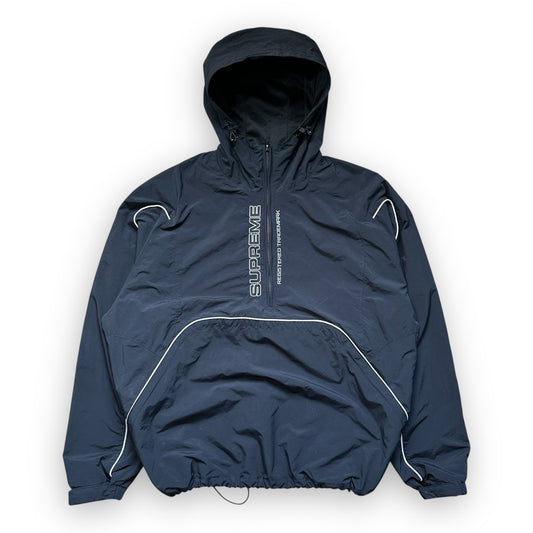 Jacket Supreme Half Zip Paneled Black (L)
