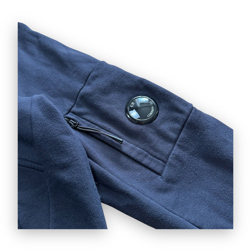 Sweatshirt Crewneck C.P Company Zip Black