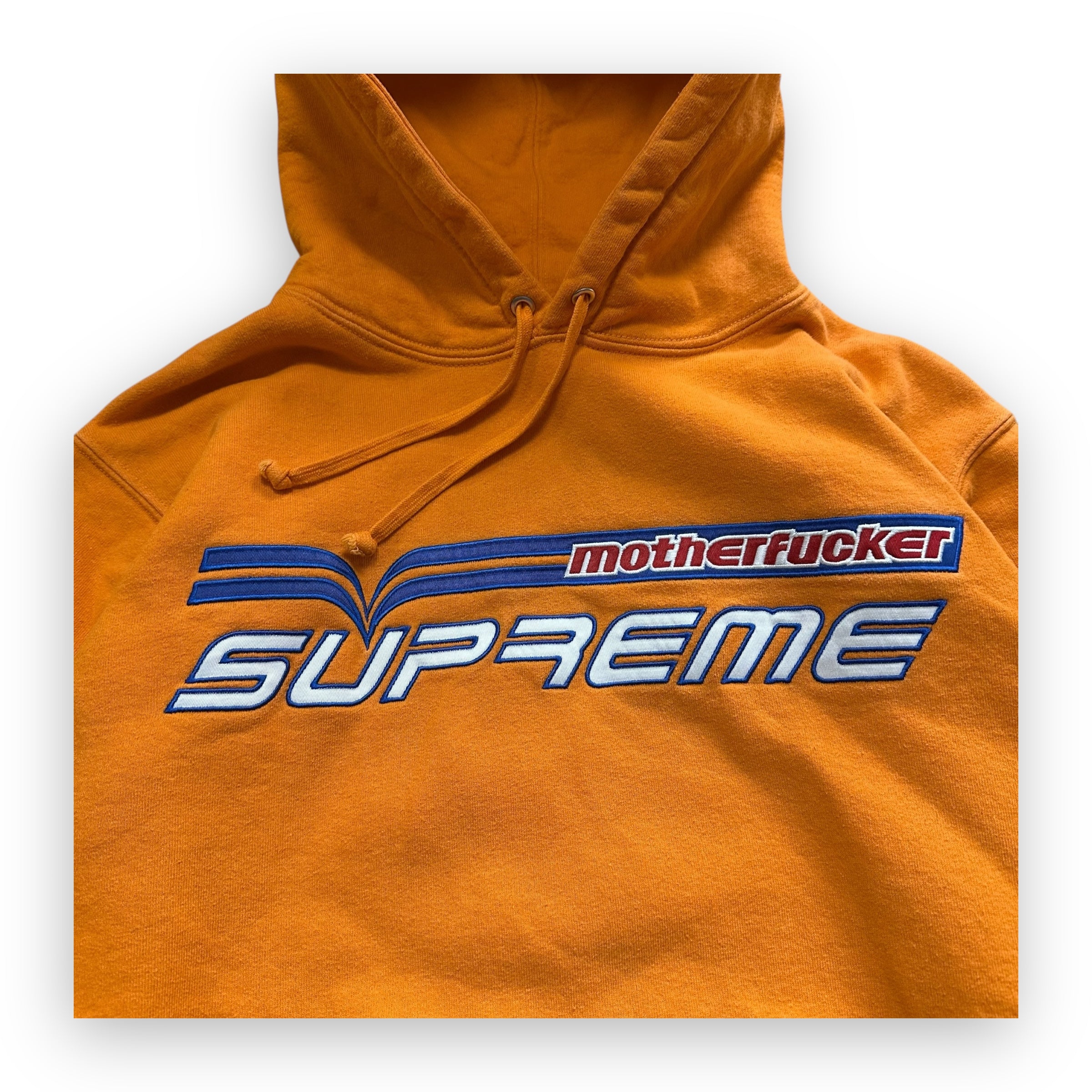 Sweatshirt Hoodie Supreme Motherfucker Orange SS19