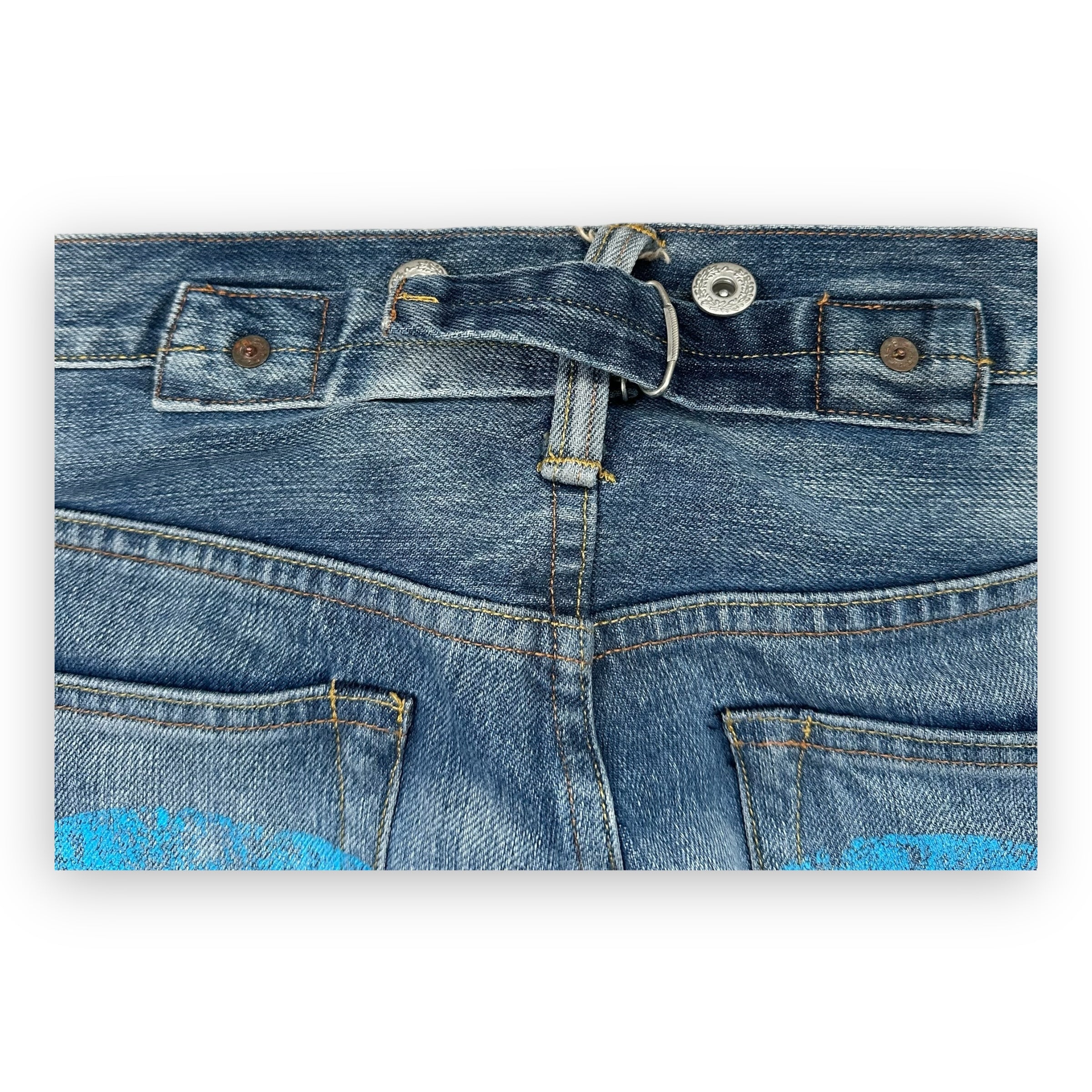 Jeans Evisu Daicock Lot 2000 Blue