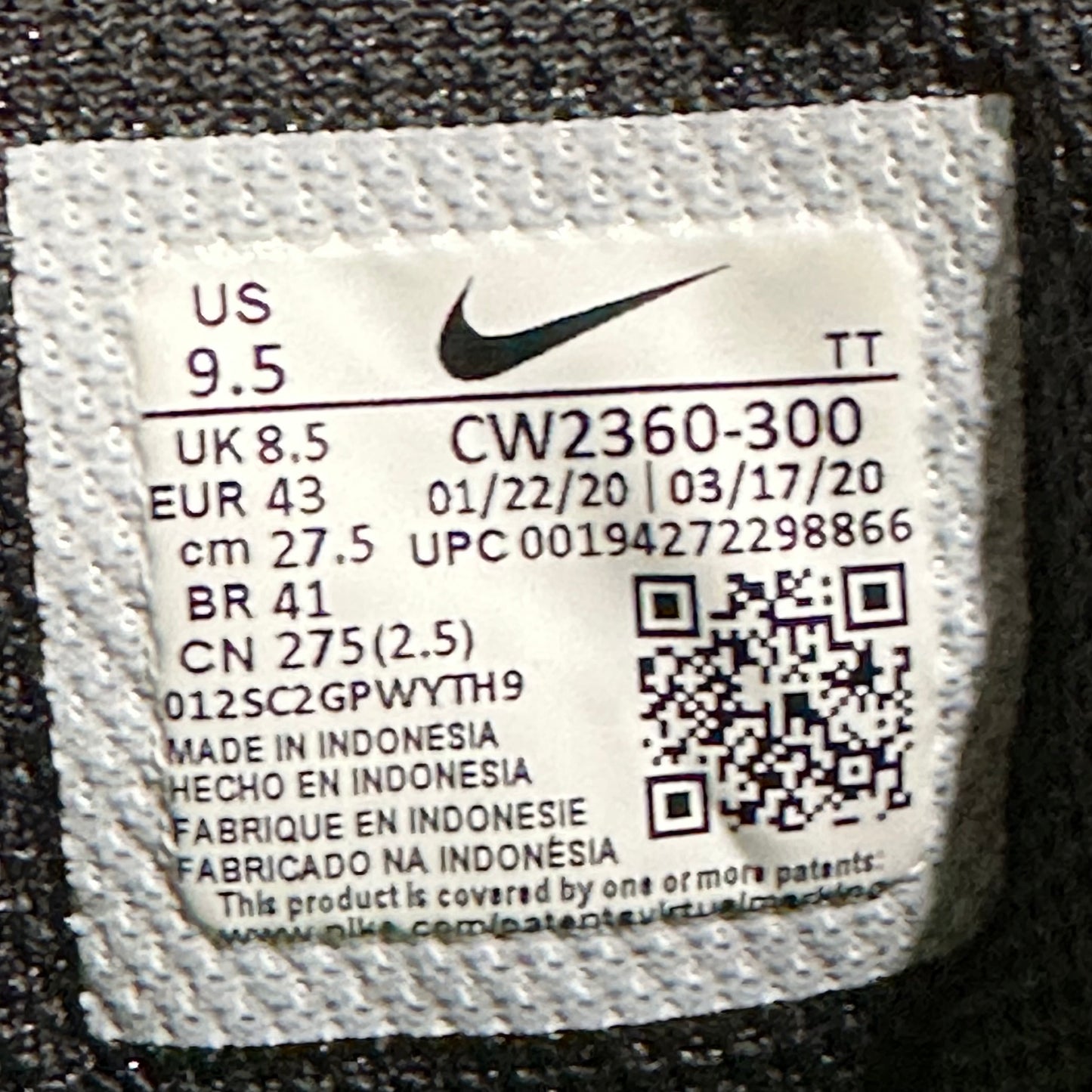 EU43 - US9.5 - UK8.5 • Air Max 95 Neija