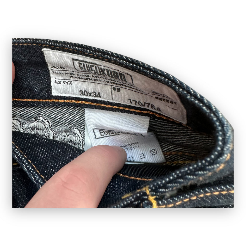 Jeans Evisu Kuru Seagull Embroidery Lot 2008