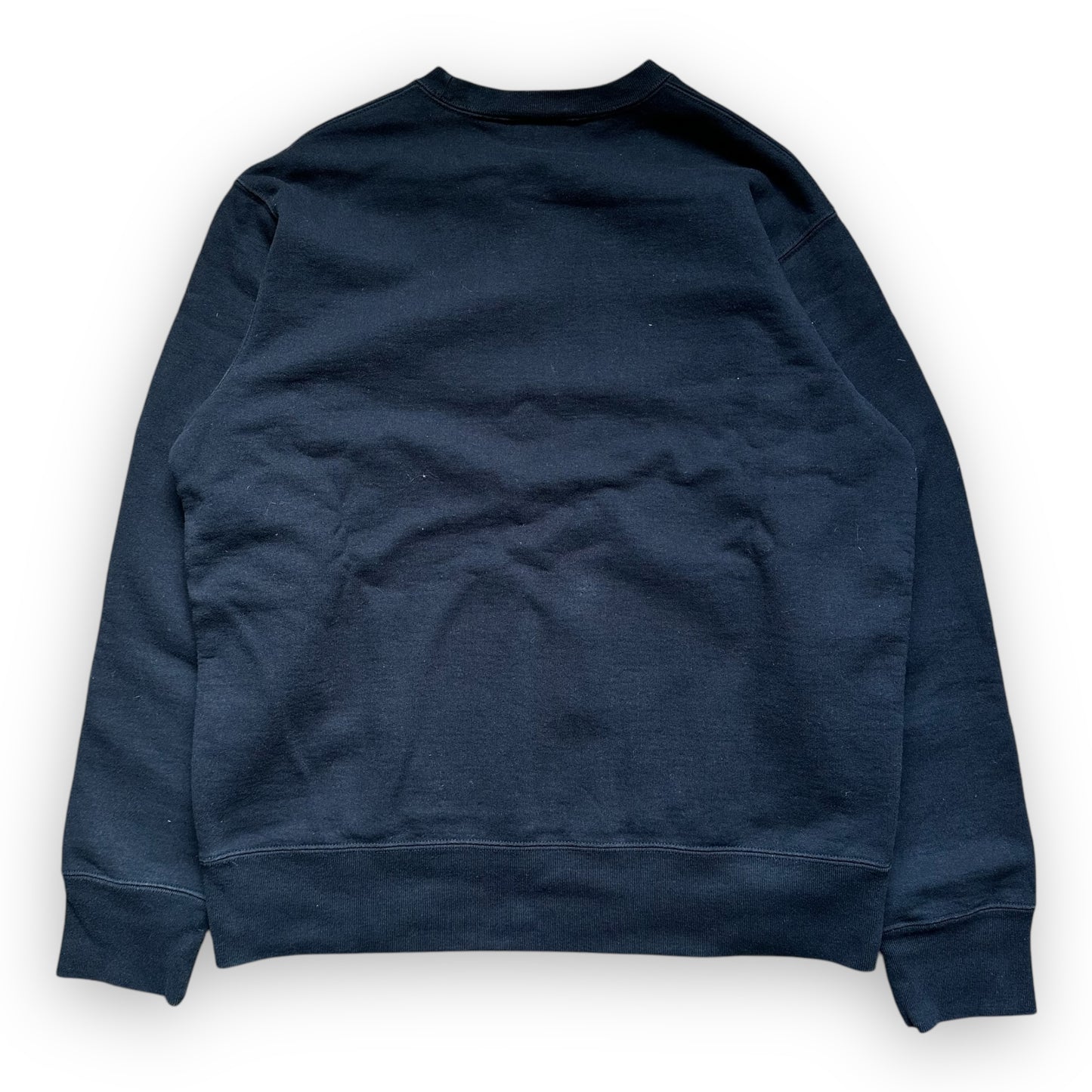 Sweatshirt Crewneck Supreme Zig Zag Stitch Panel Black FW17 (M)
