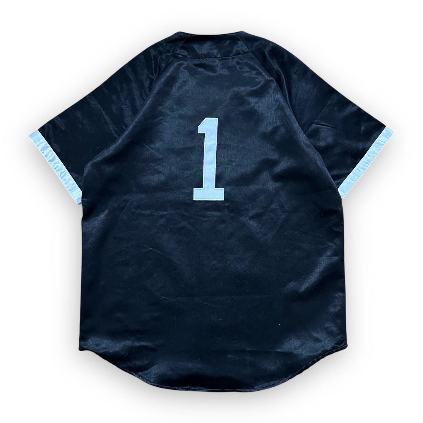 Jersey Supreme Satin Baseball Black SS17 (M)
