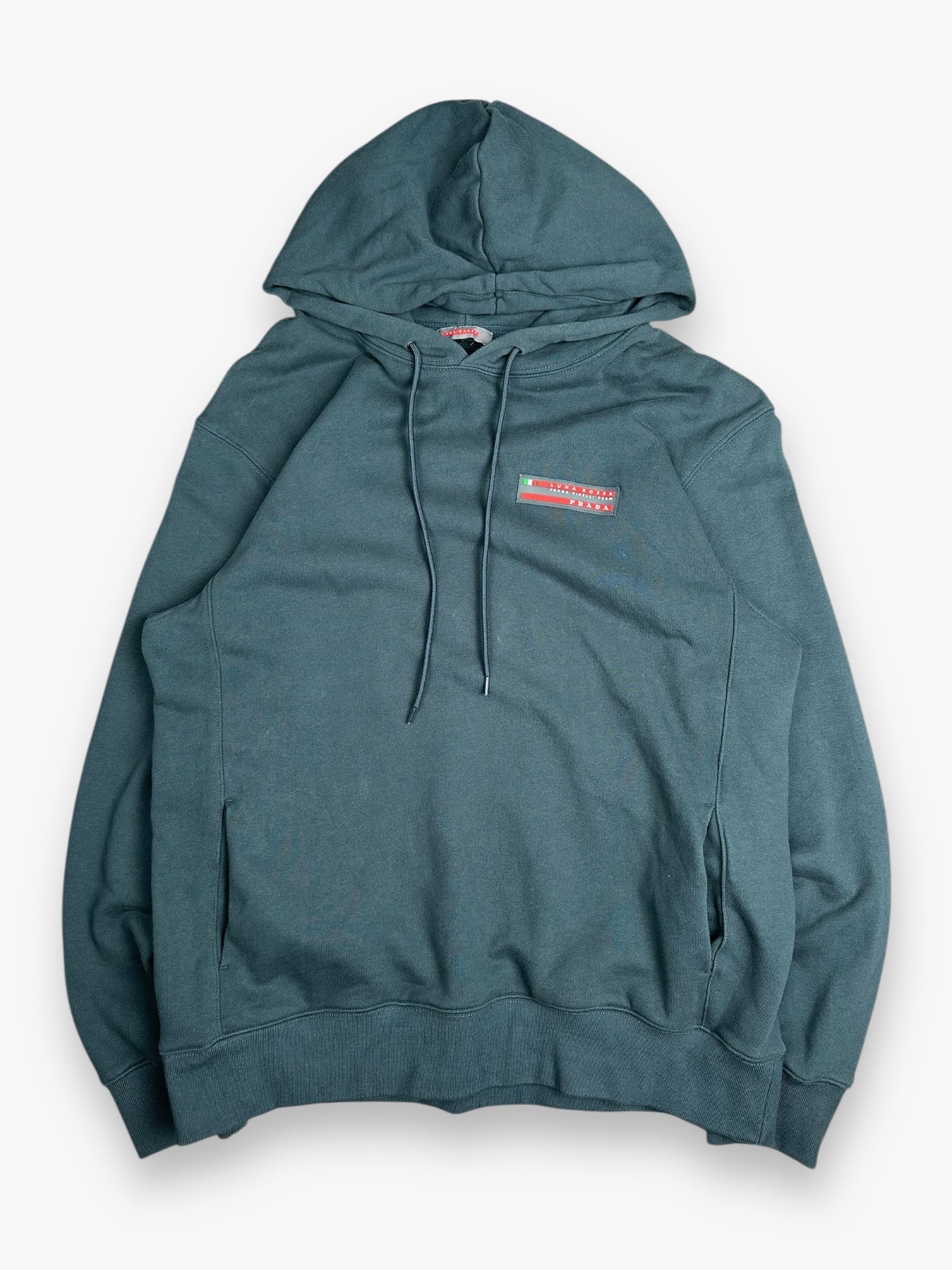 Prada Luna Rossa Hoodie Dark Green