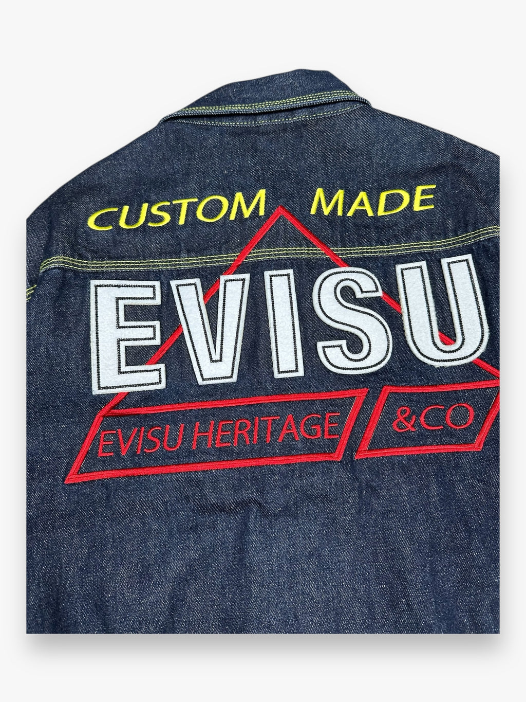 Evisu Denim Jacket Heritage Yellow