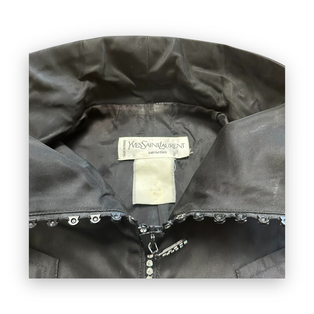 Jacket Yves Saint Laurent Strass Black vintage