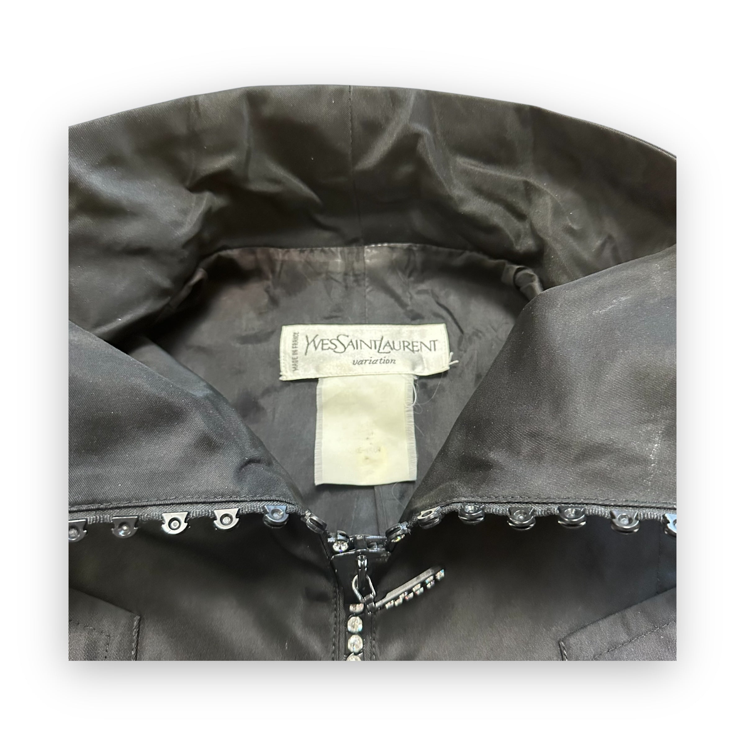 Jacket Yves Saint Laurent Strass Black vintage