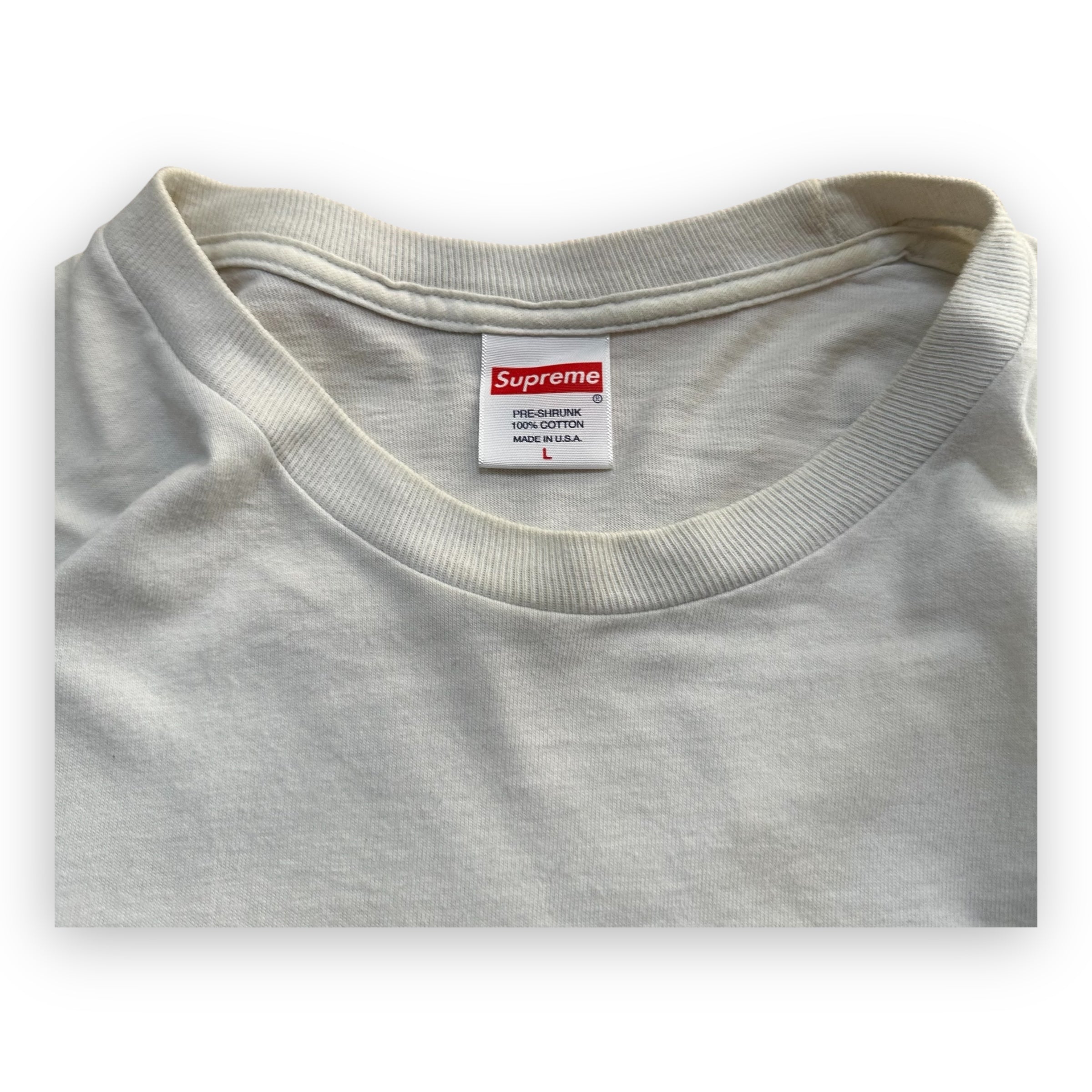 Tee Supreme Chrome Logo White SS20
