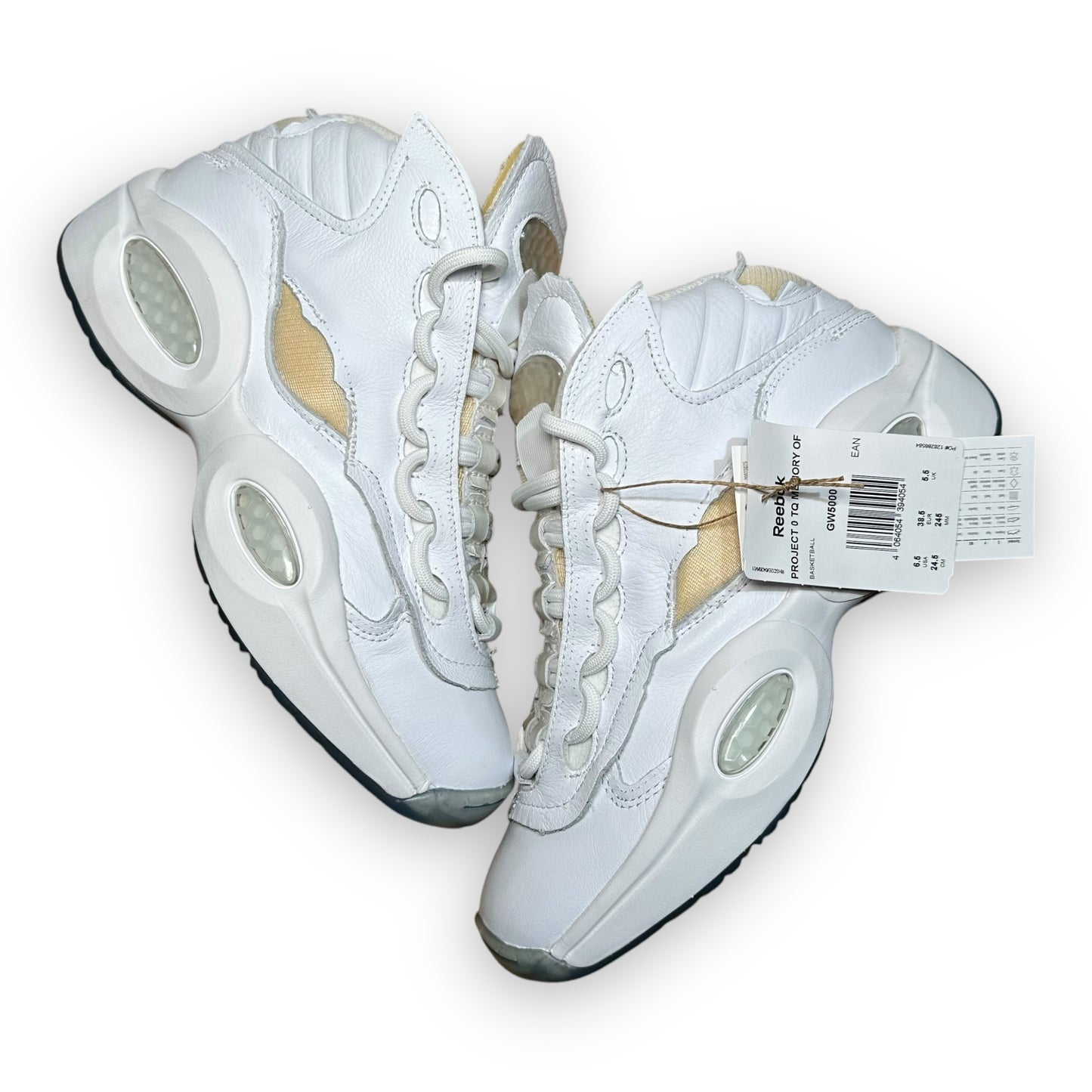 EU38.5 - US6 - UK5.5 • Reebok Question Mid Maison Margiela Of White