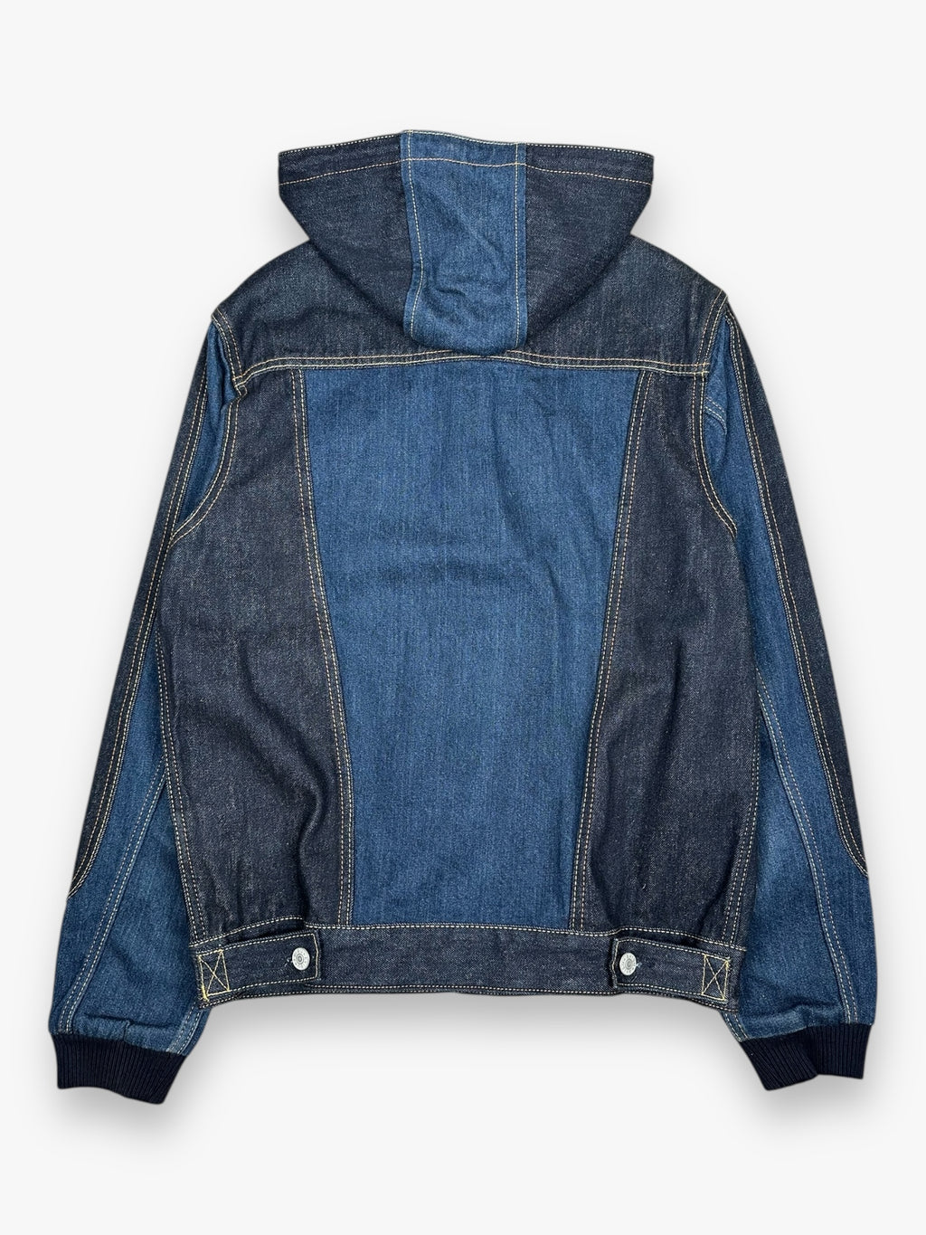 Evisu Hooded Denim Jacket Navy