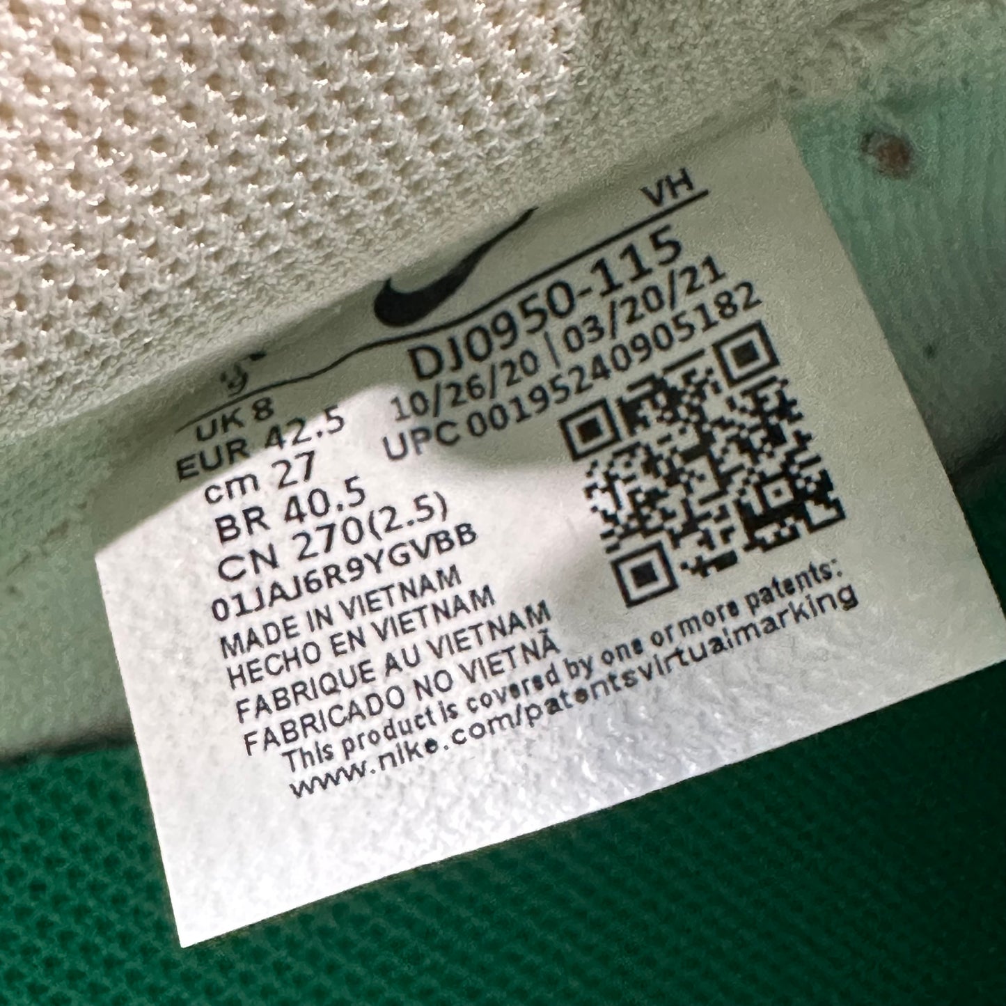 EU42.5 - US9 - UK8 • Dunk Low OFF-WHITE Lot 20