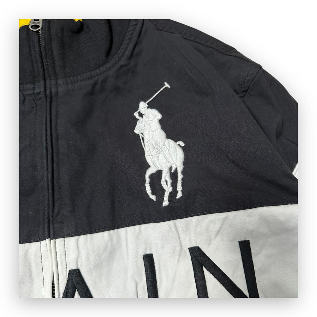 Jacket Ralph Lauren Flag Spain Black vintage