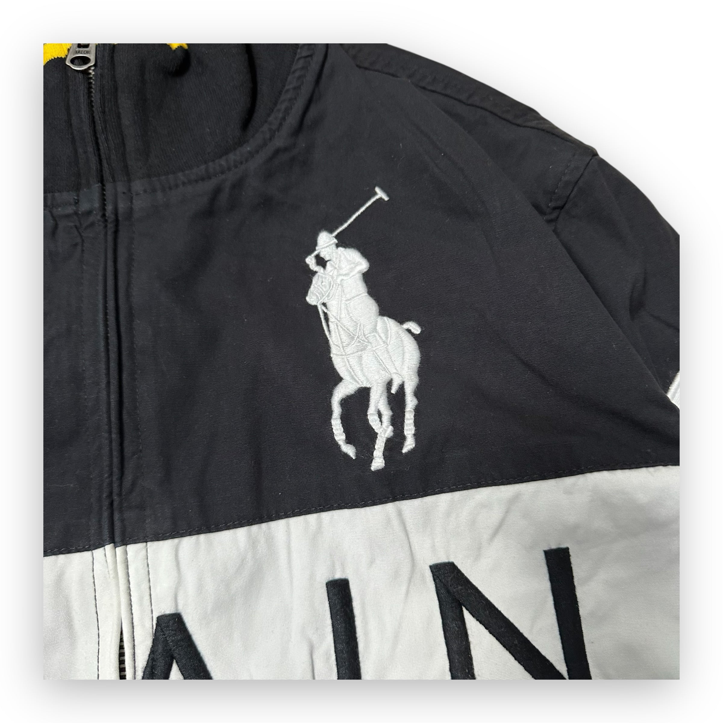 Jacket Ralph Lauren Flag Spain Black vintage