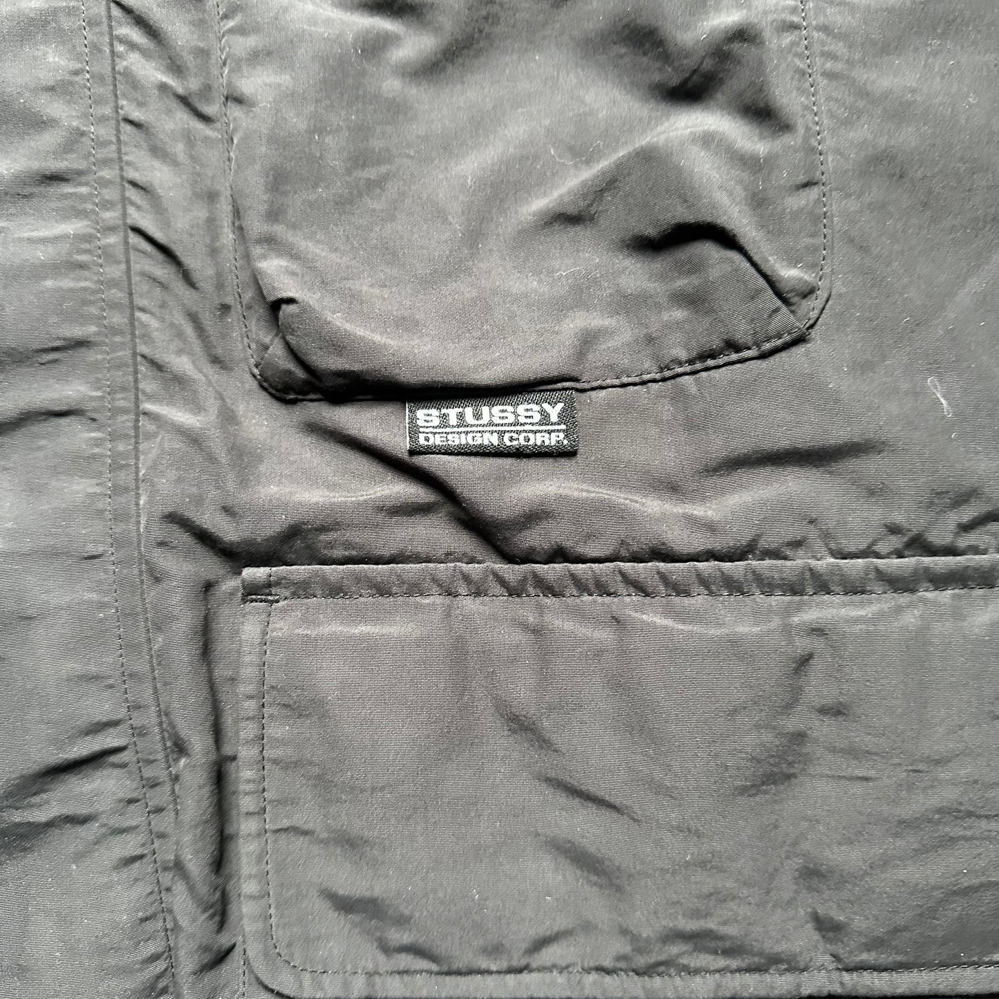 Jacket Stussy Solid Taped Seam Field Black (L)