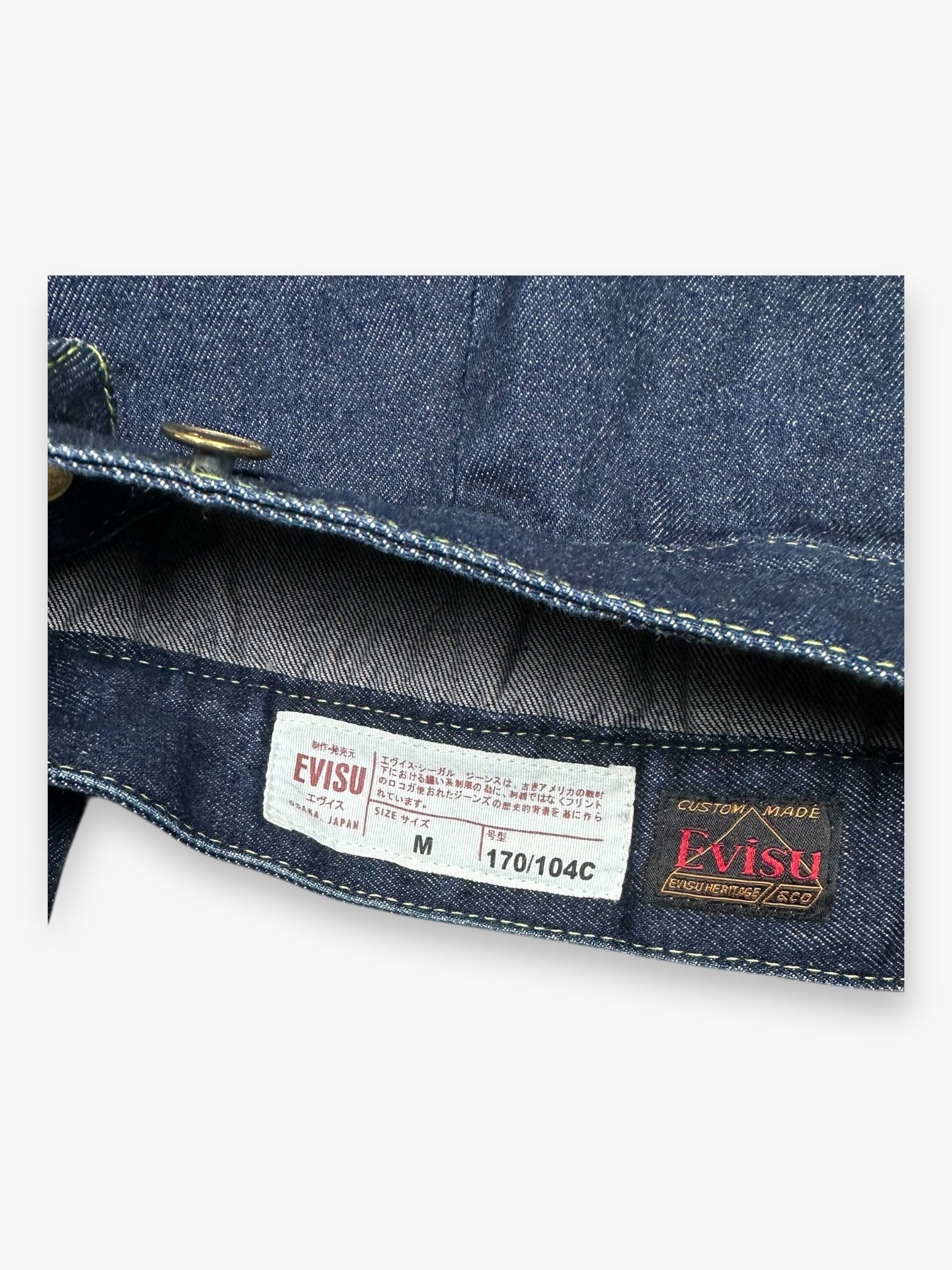 Evisu Denim Jacket Heritage Yellow