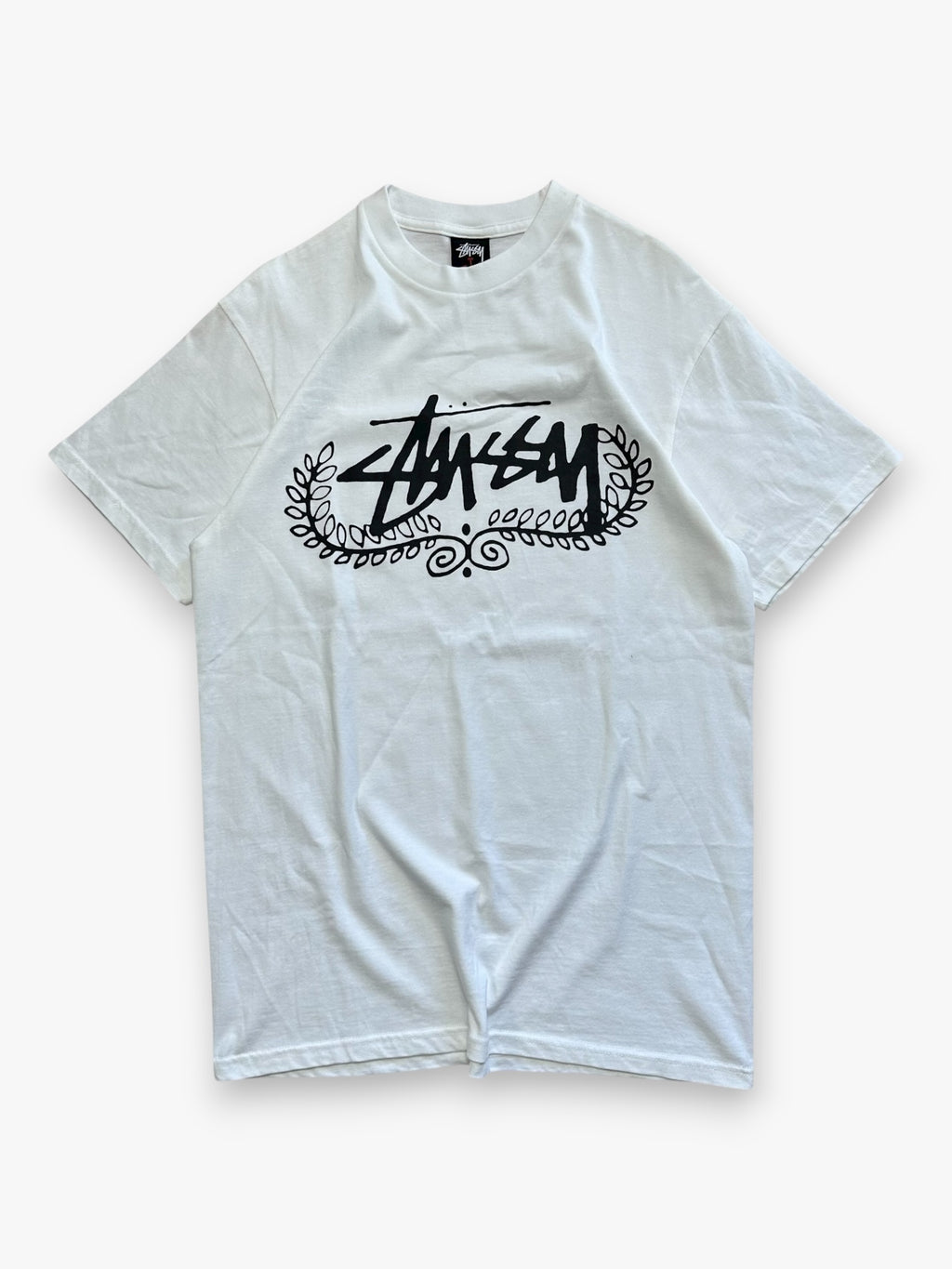 Tee Stussy Laurel Wreath Vintage 00’s White