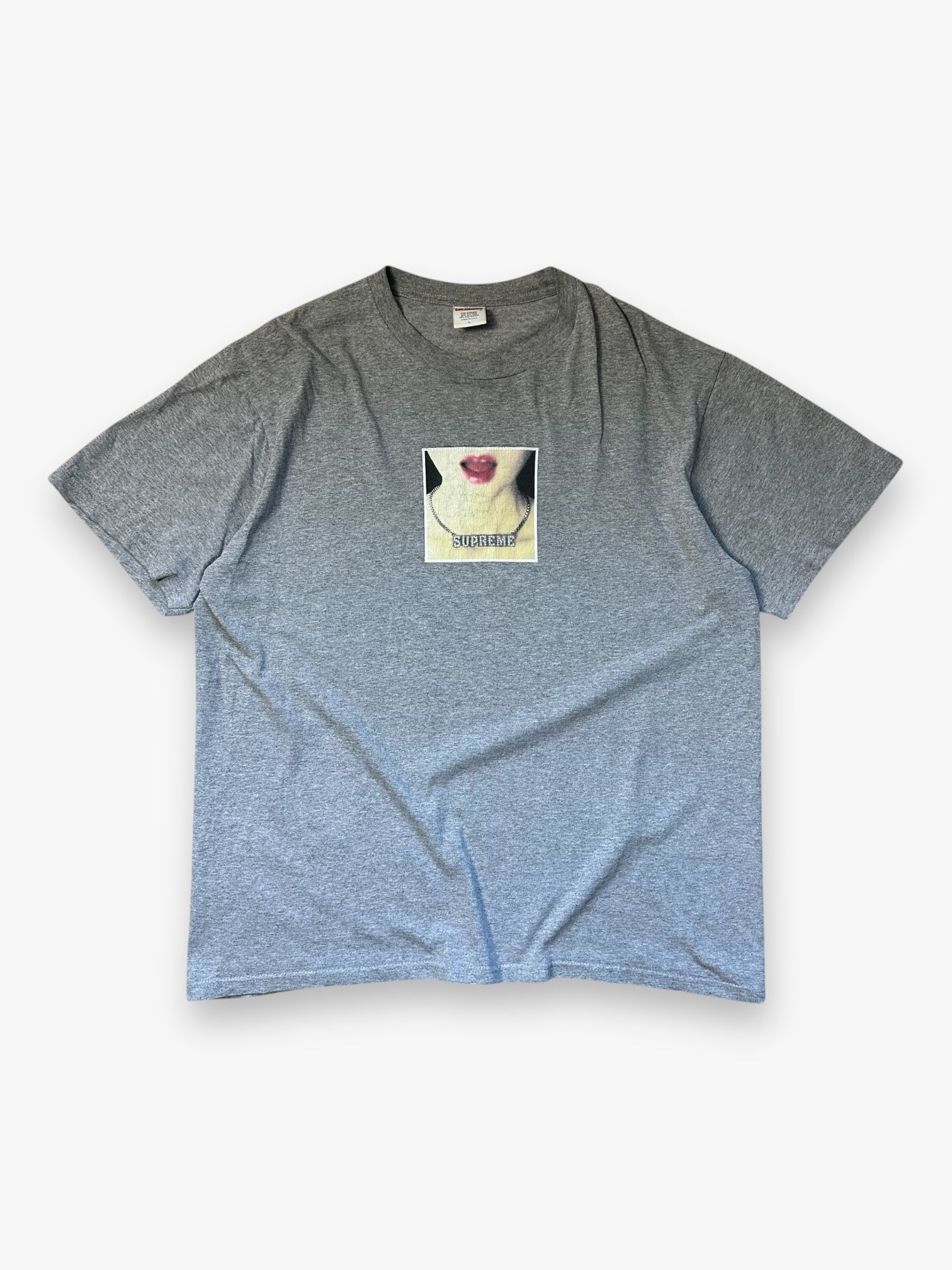 Tee Supreme Necklace Heather Grey SS18