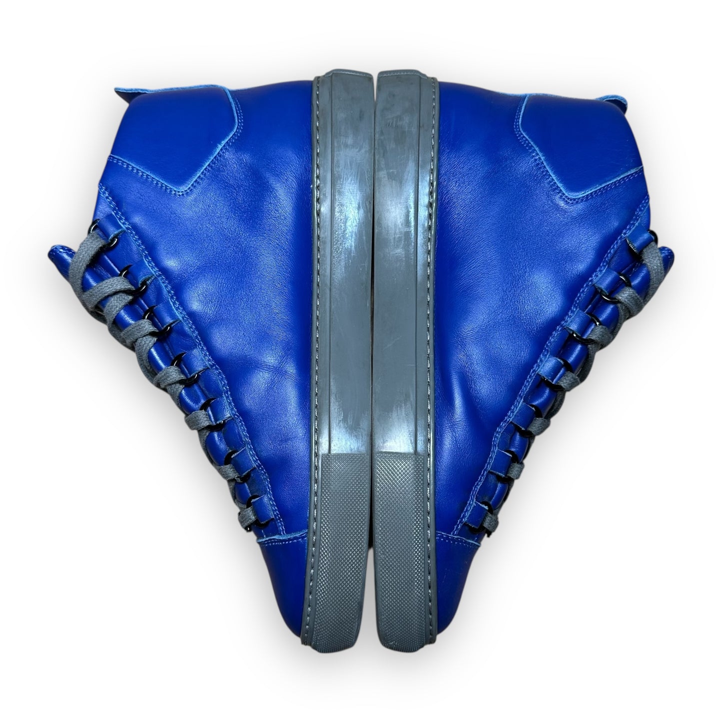 EU41 - US8 - UK7 • Balenciaga Arena High Royal Blue Leather