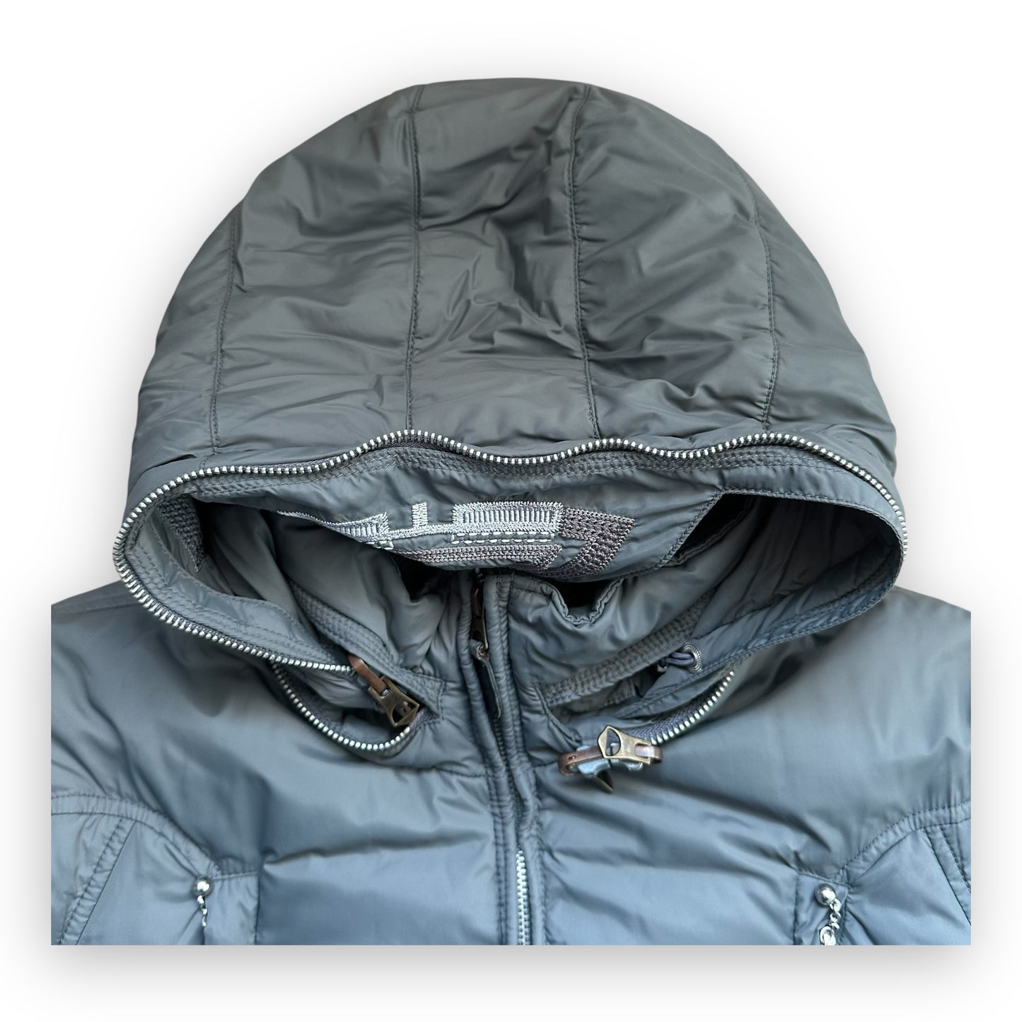 Puffer Jacket Marithé + François Girbaud Grey (L)