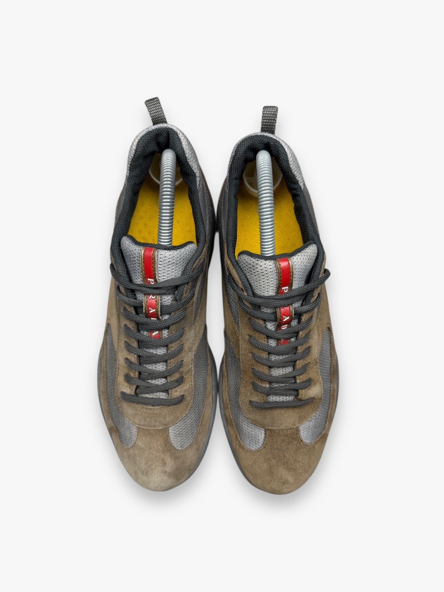 Prada Sneakers Brown Suede