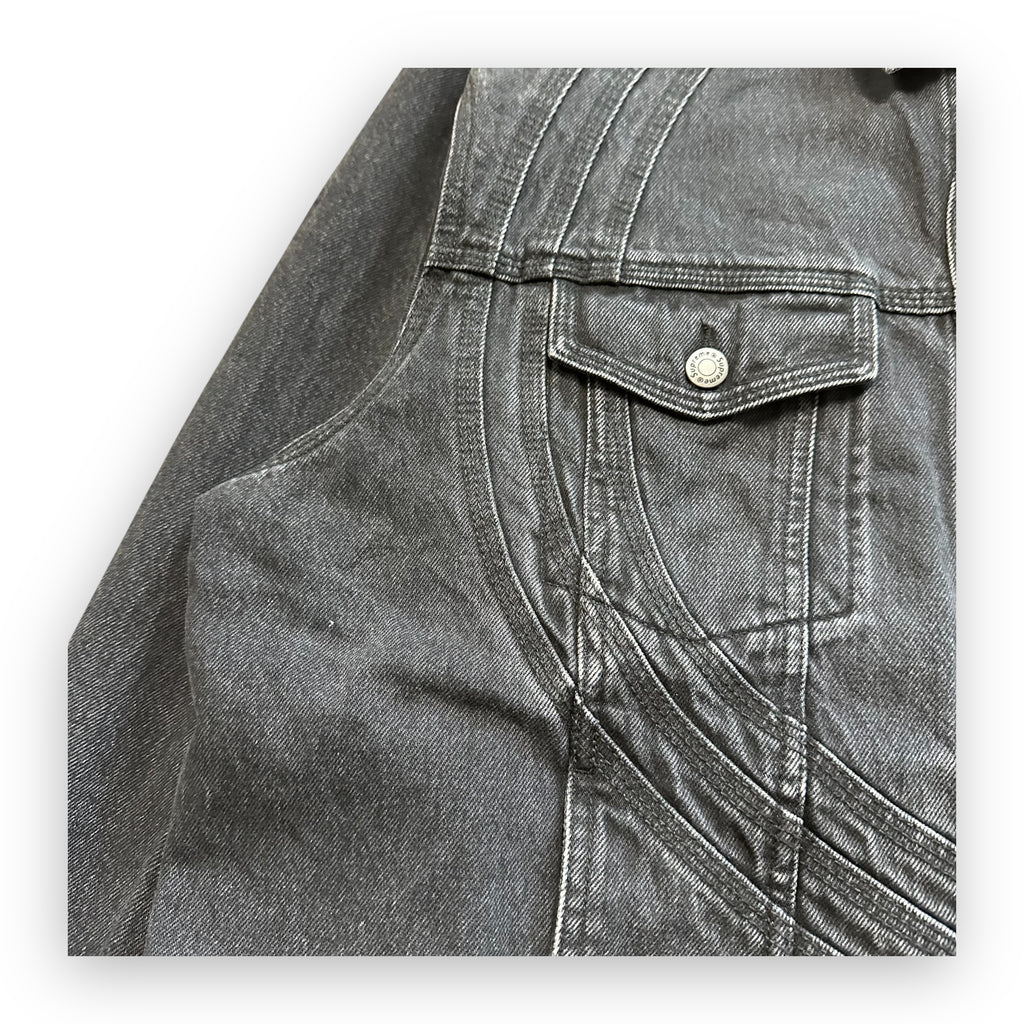 Jacket Supreme Denim S Logo Black SS24