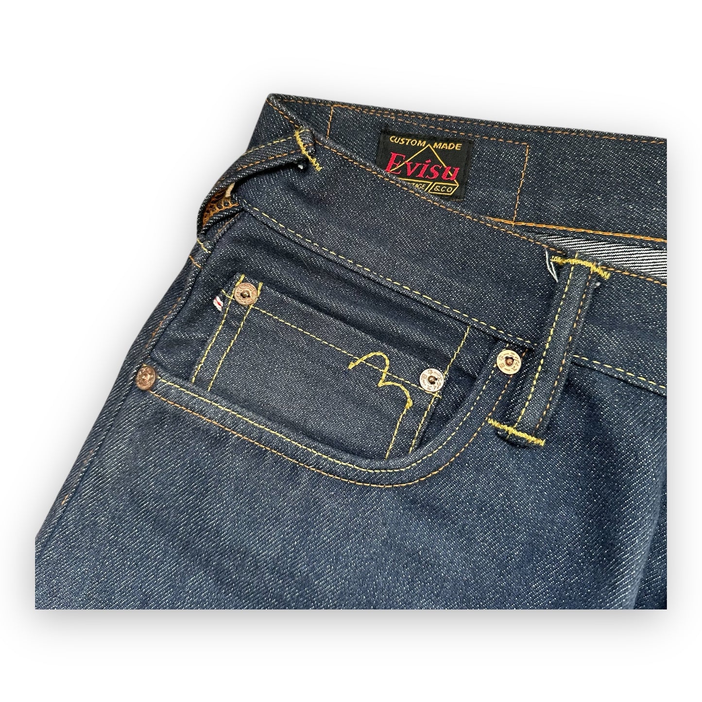 Jeans Evisu Multipocket Seagull White (M)