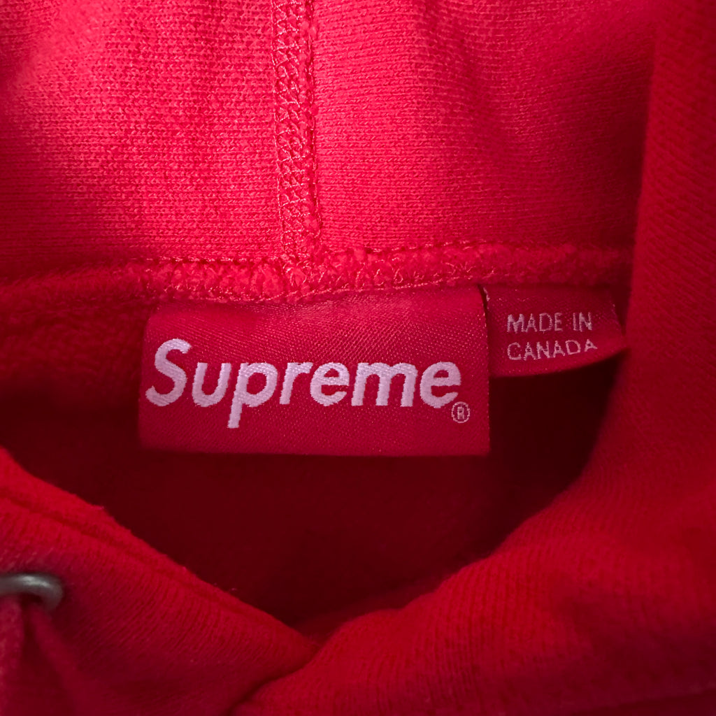 Sweatshirt Hoodie Supreme Box Logo Red FW17