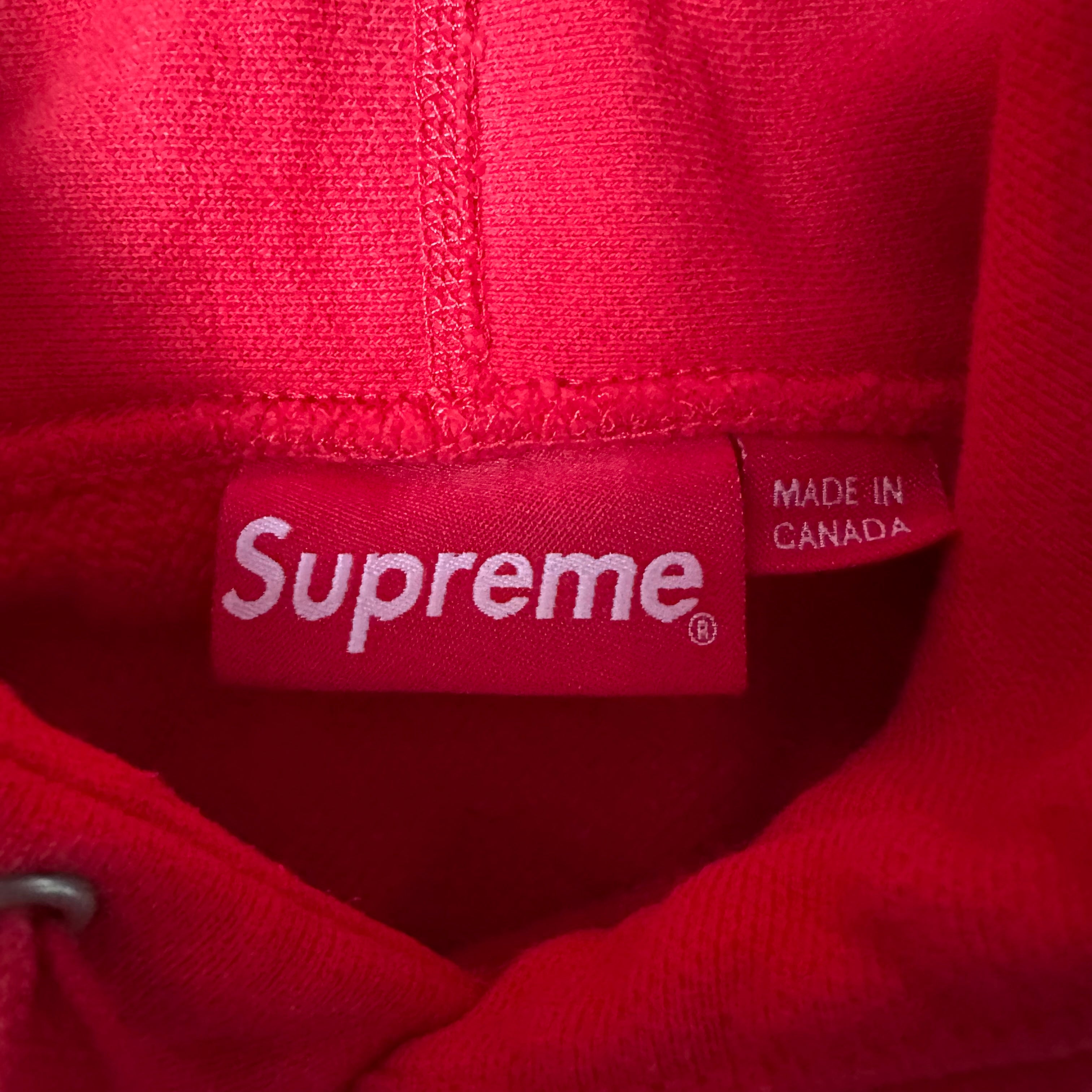 Sweatshirt Hoodie Supreme Box Logo Red FW17