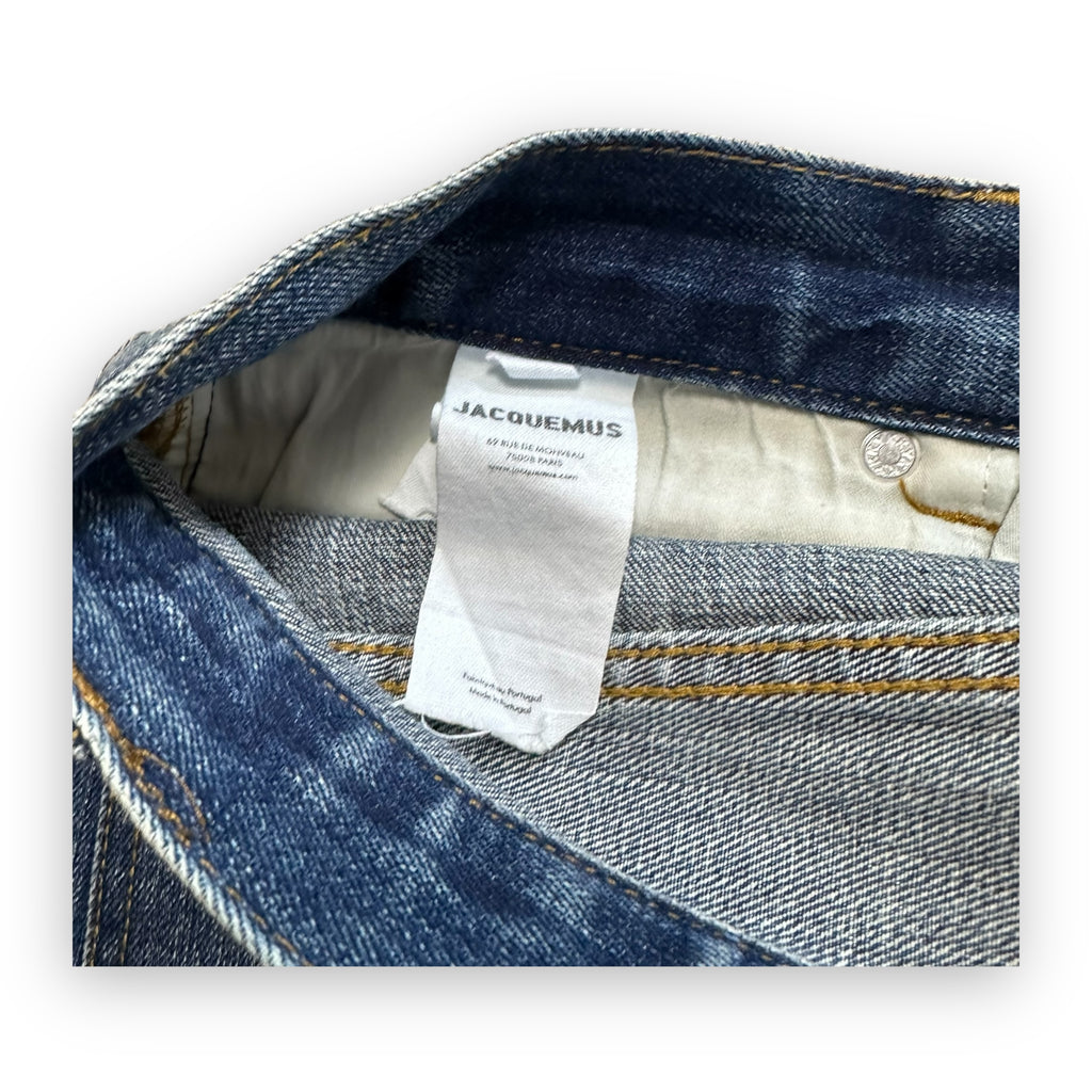 Jeans Jacquemus « Le Raphia » Destressed Ropes