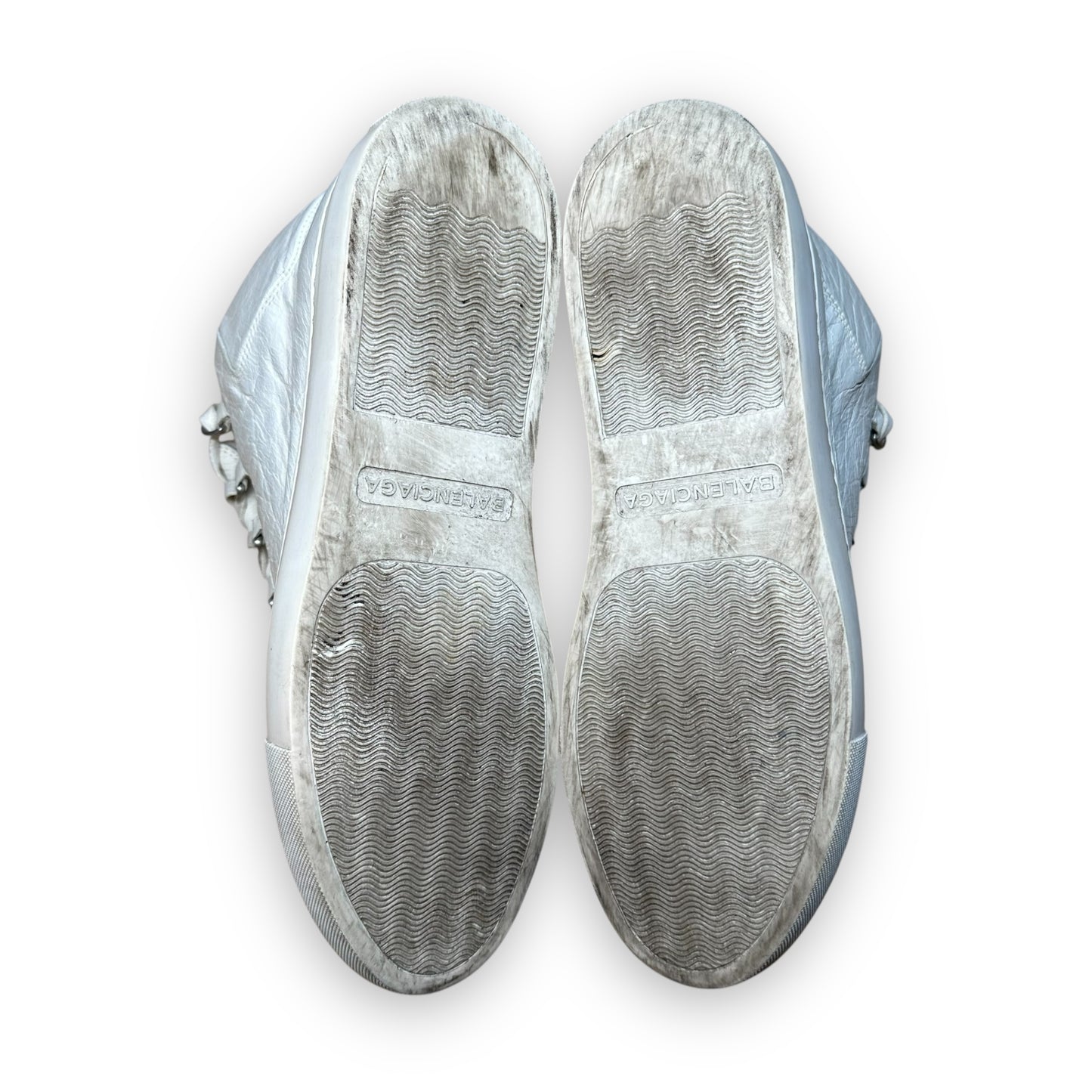 EU43 - US9.5 - UK8.5 • Balanciaga Arena High Leather White