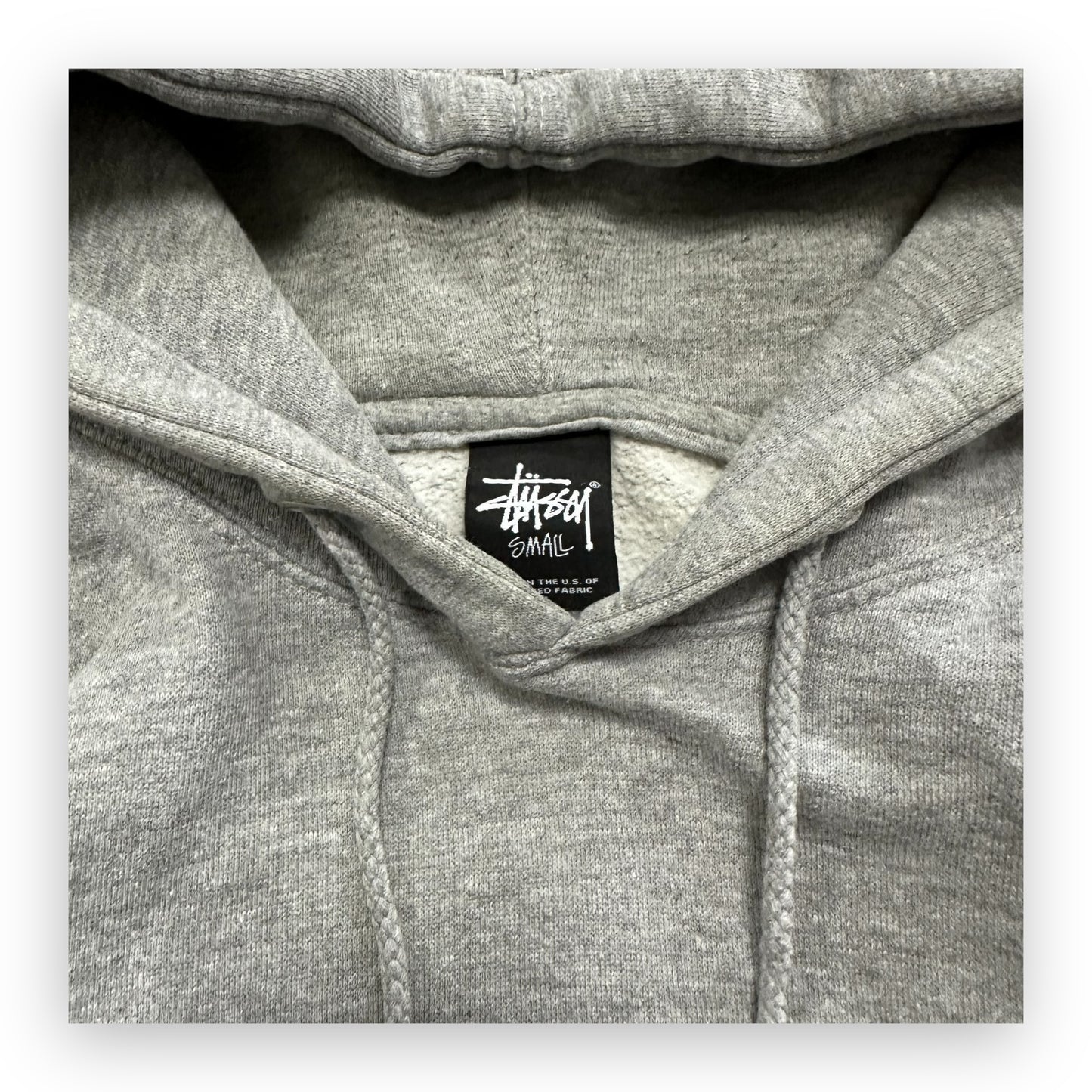 Sweatshirt Hoodie Stussy International Grey Vintage (S)