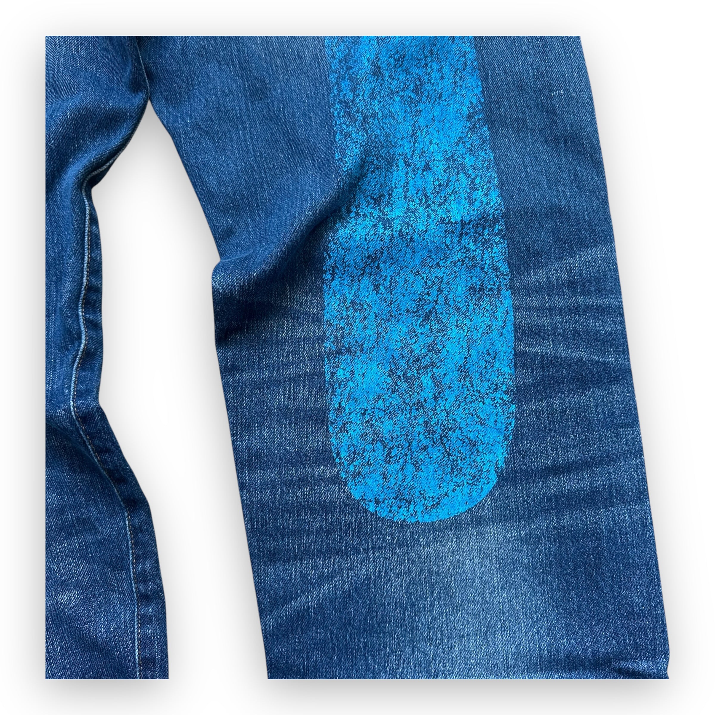 Jeans Evisu Daicock Lot 2000 Blue