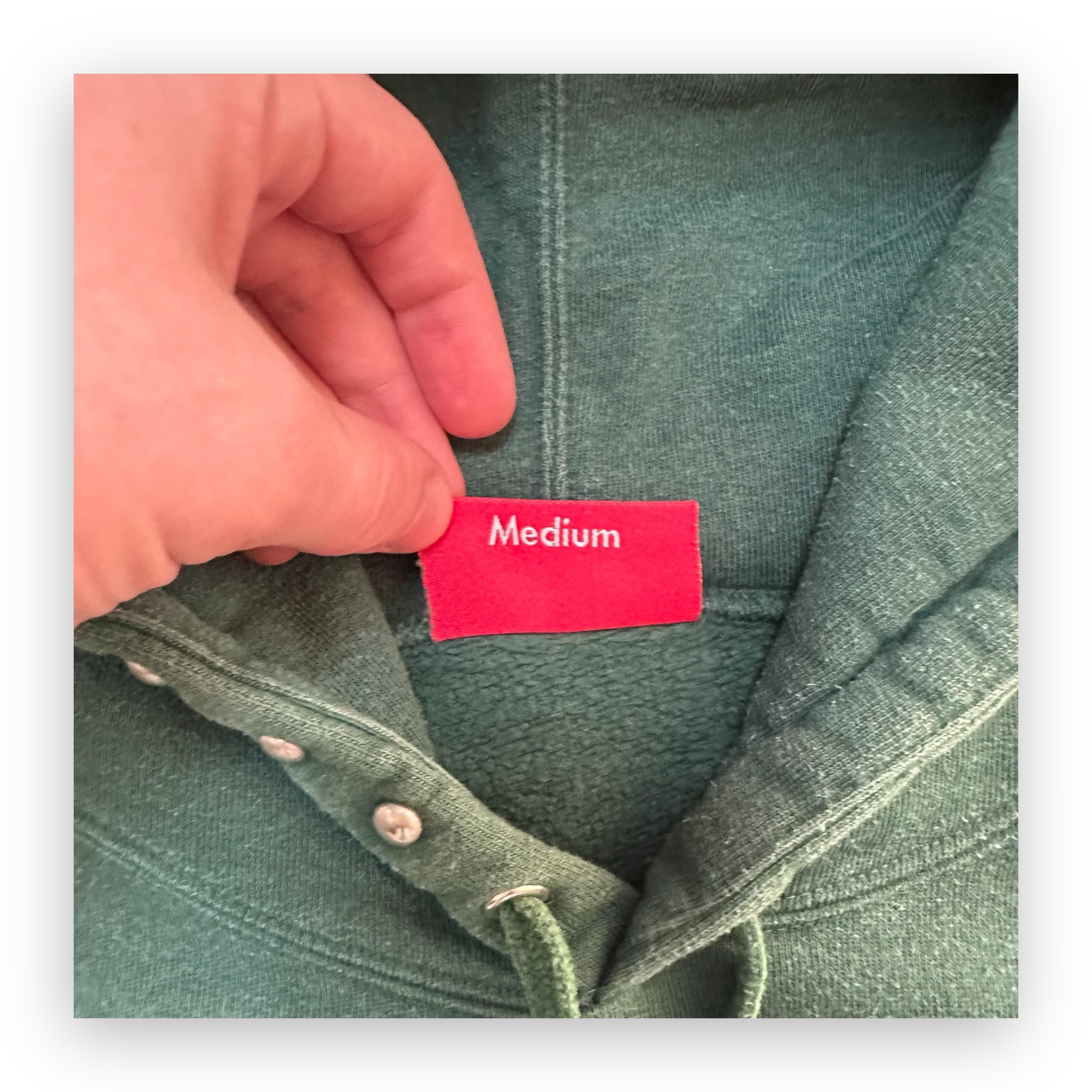 Sweatshirt Hoodie Supreme Studded Dark Green FW18